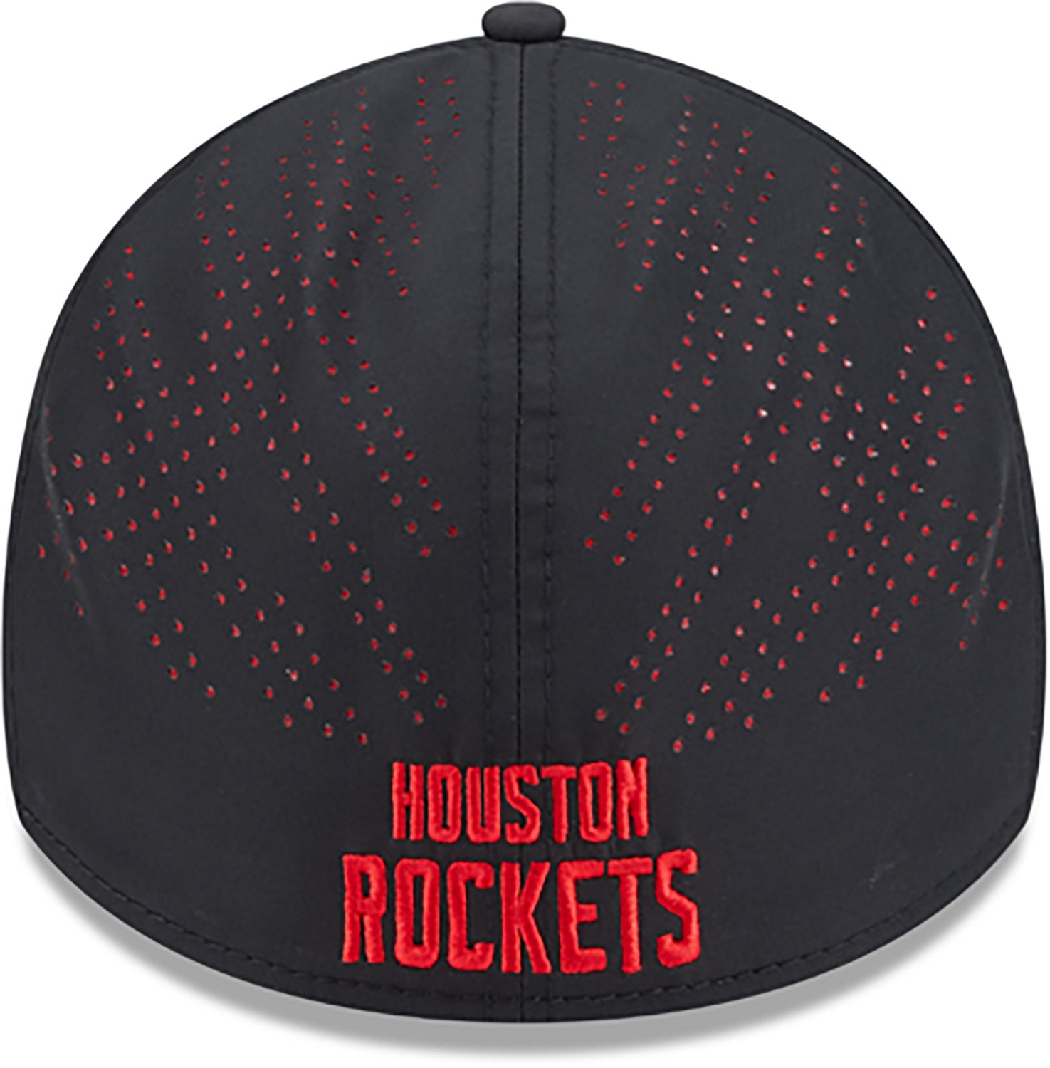 New Era Adults' Houston Rockets 39THIRTY Night Black Cap