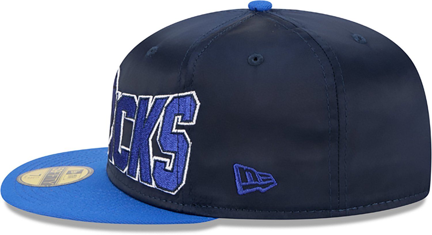New Era Men's Mavericks Satin Blue 59FIFTY Cap - view number 4