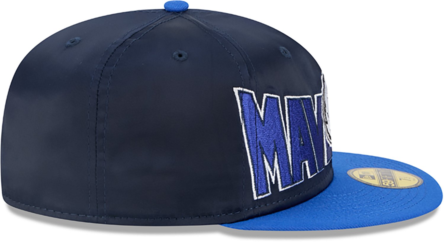 New Era Men's Mavericks Satin Blue 59FIFTY Cap - view number 5