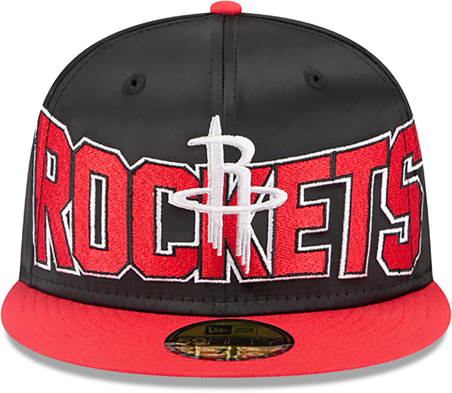 New Era Men's Rockets Satin Red 59FIFTY Cap