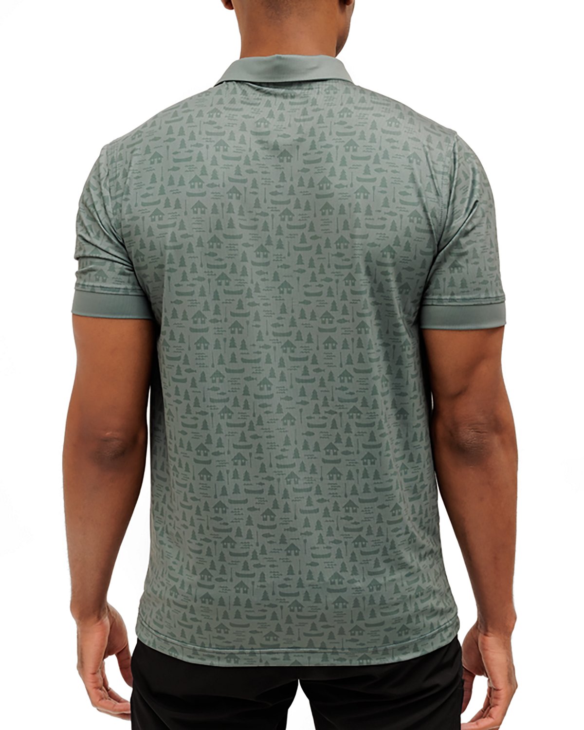 Waggle Men's Lakeside Lodge Polo Shirt - view number 2