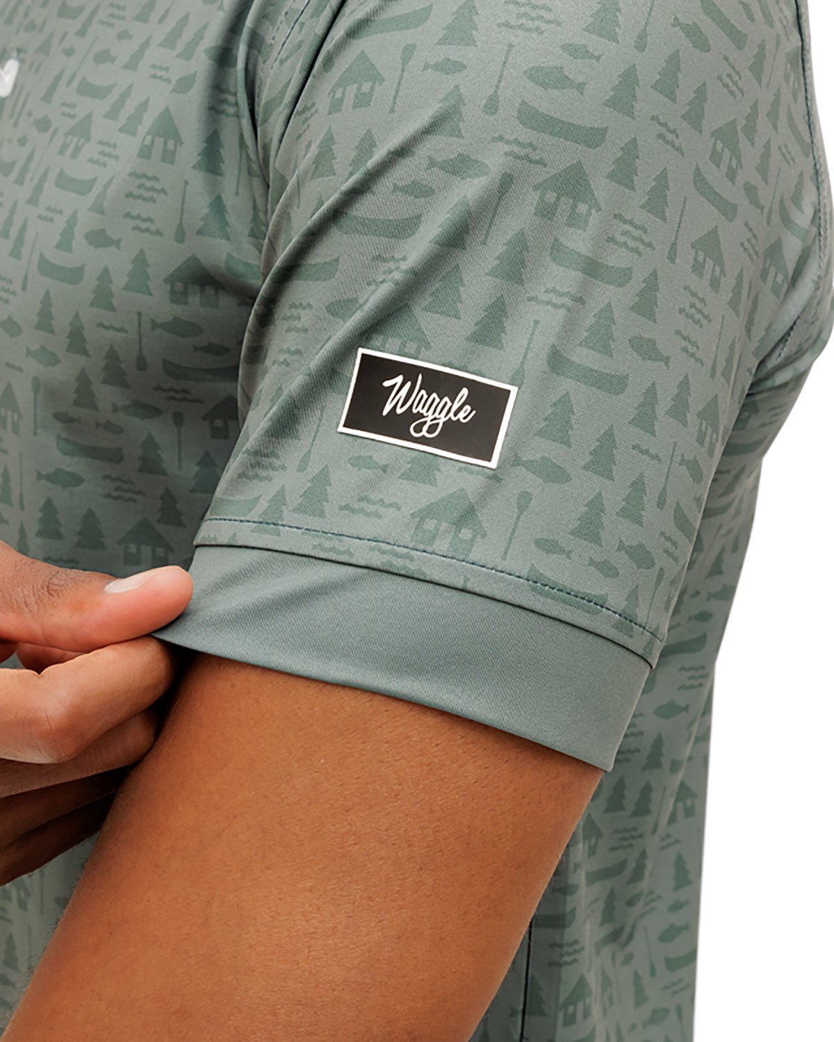 Waggle Men's Lakeside Lodge Polo Shirt - view number 4