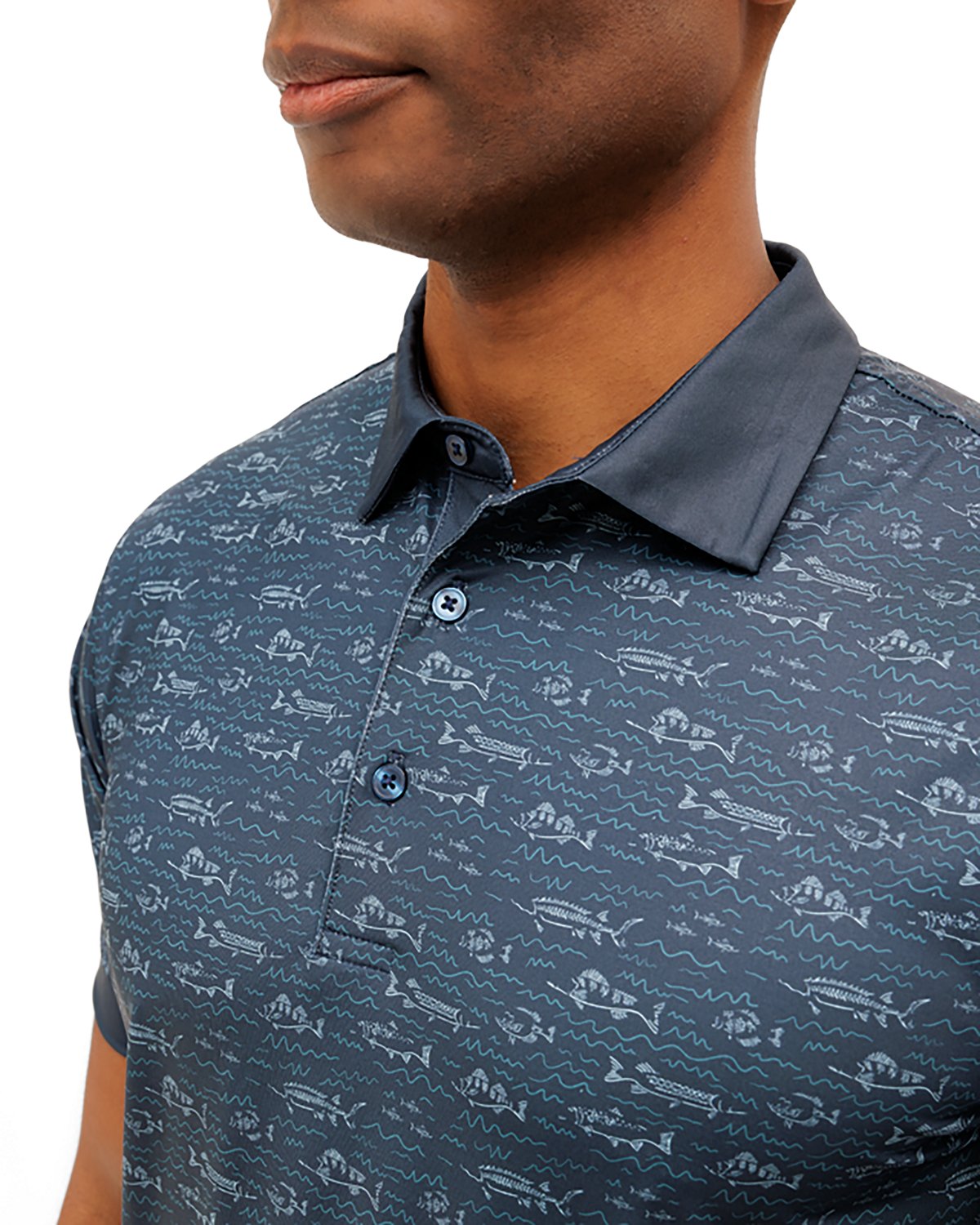 Waggle Men's Fish Finder Polo Shirt - view number 3