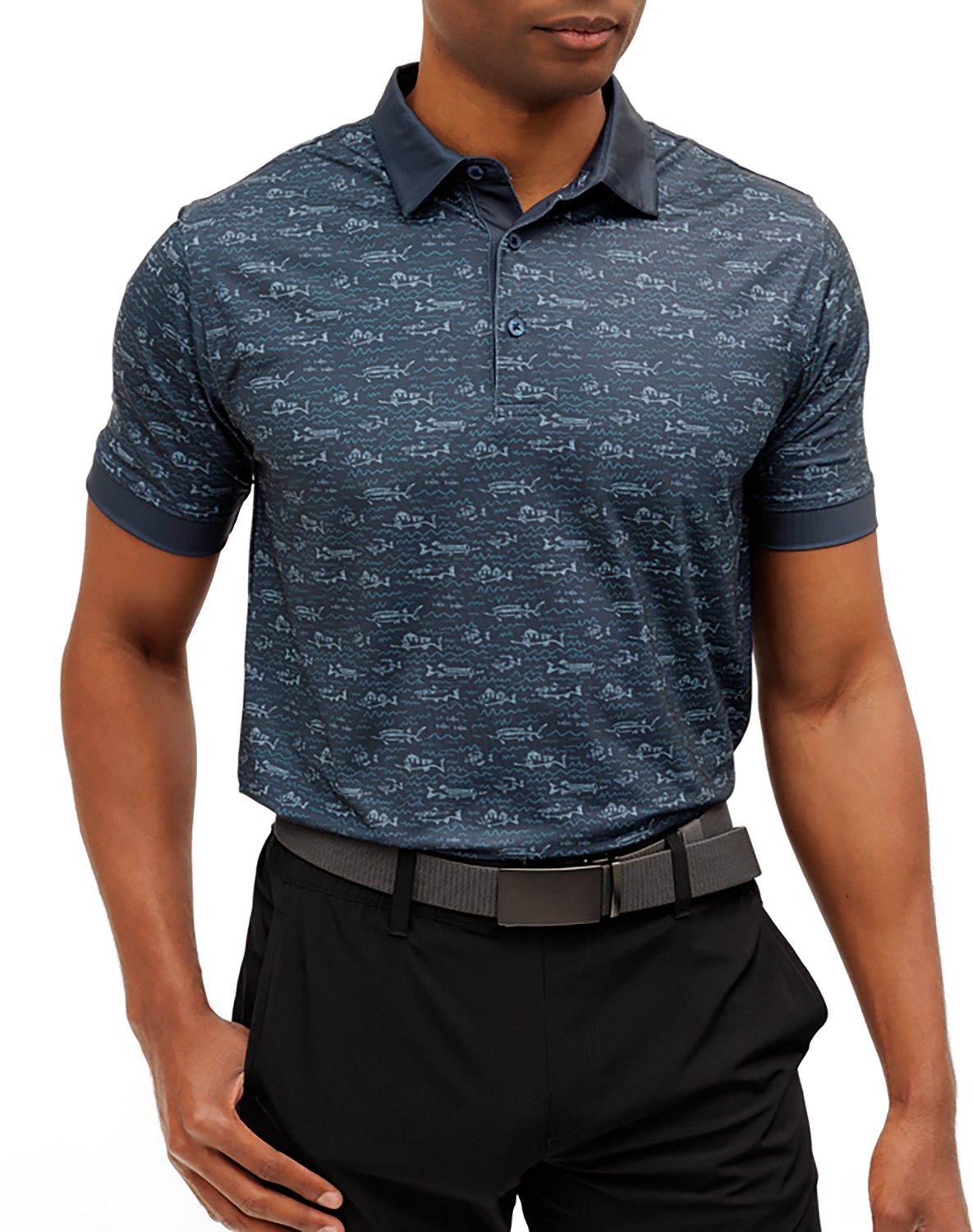 Waggle Men's Fish Finder Polo Shirt - view number 5