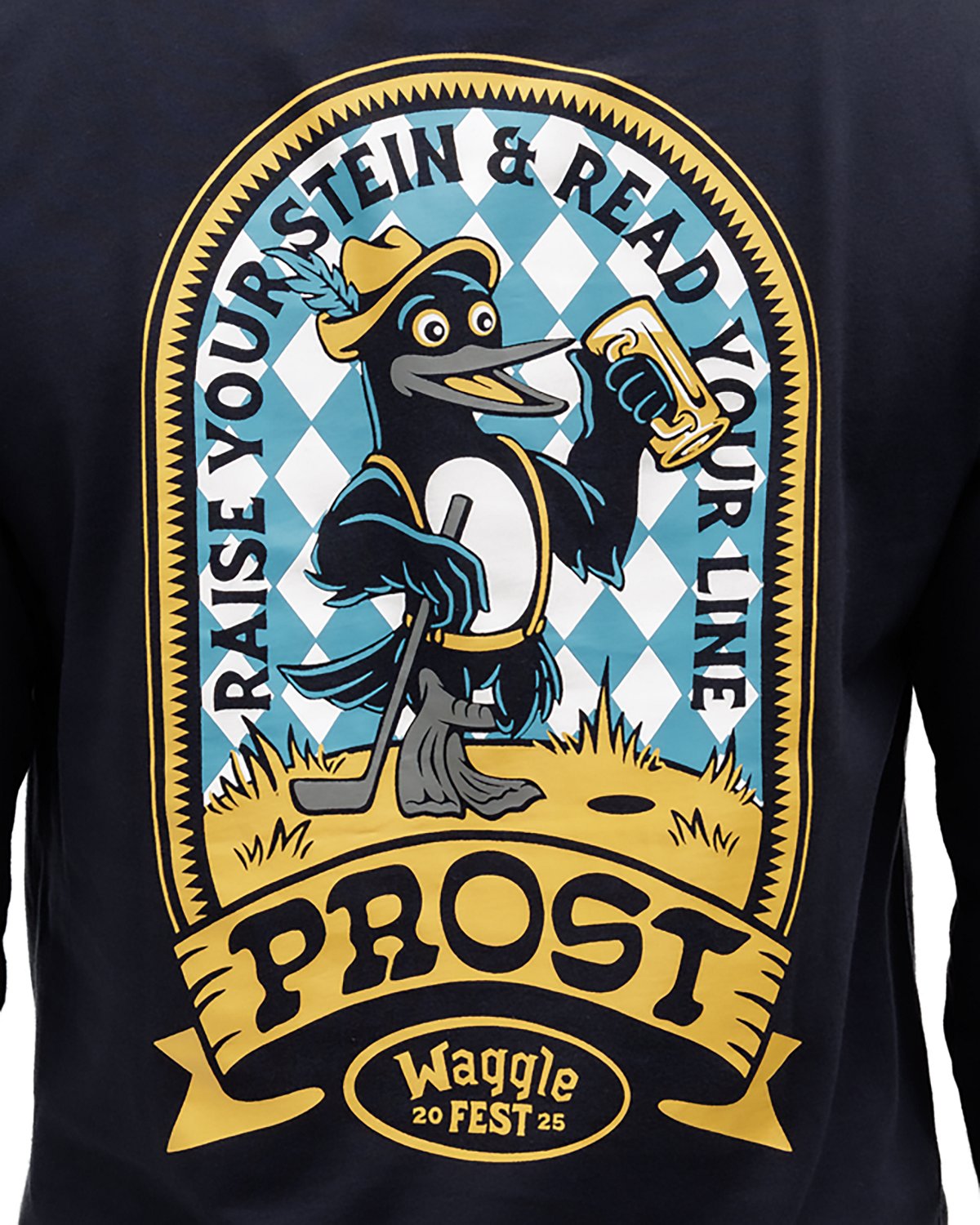 Waggle Men's Wagglefest Long Sleeve Graphic T-shirt - view number 3