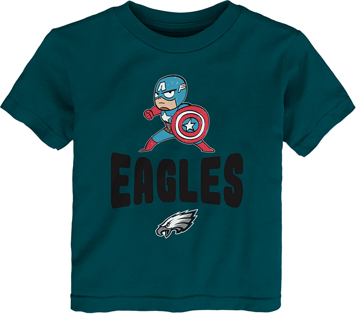 Outerstuff Toddlers' Philadelphia Eagles Classic Team Up 2-Piece Short Sleeve T-shirt Set - view number 2