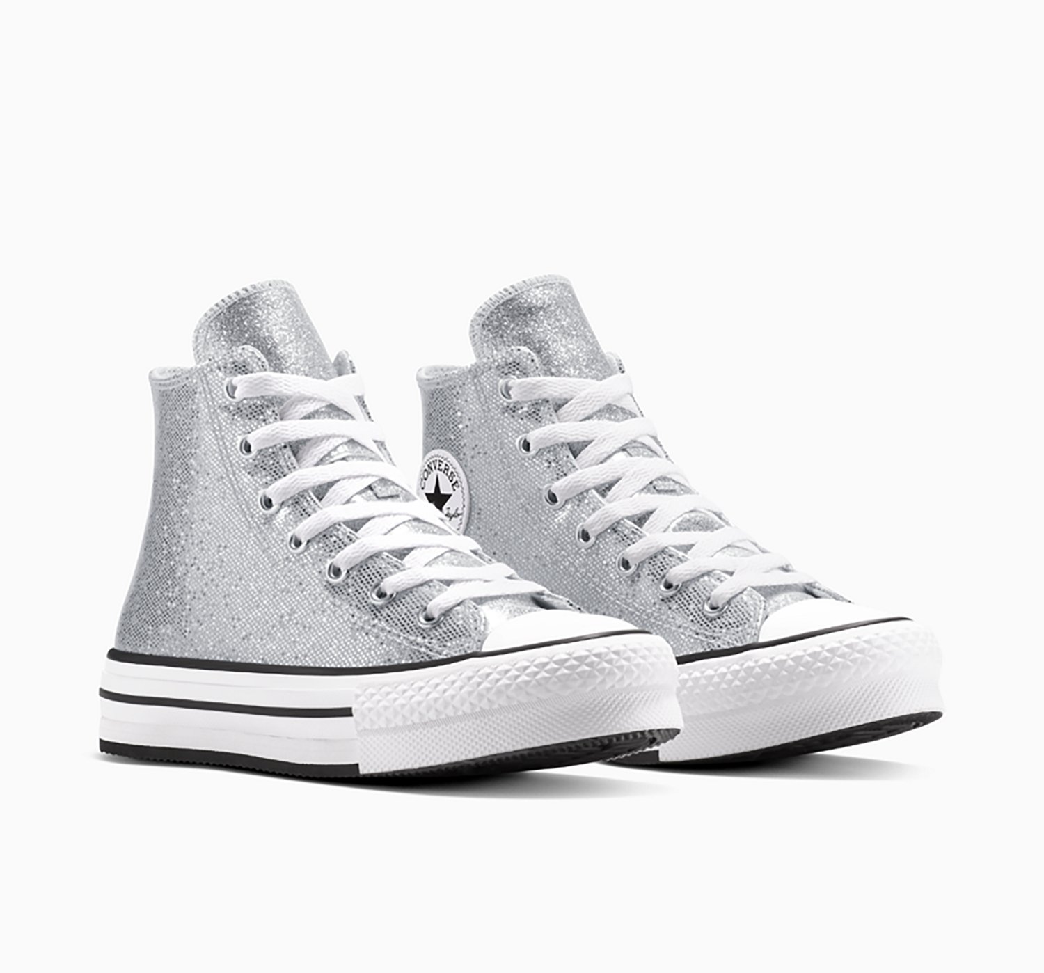 Converse Kids' Chuck Taylor All Star Lift Disco Platform Shoes - view number 3