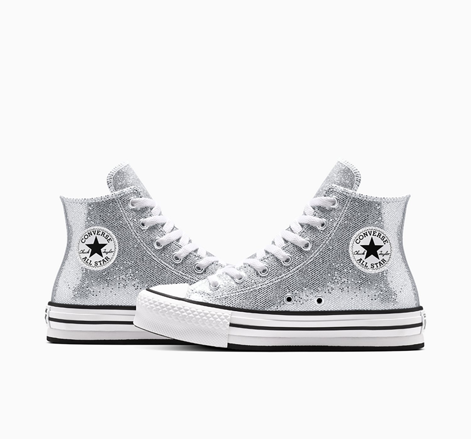 Converse Kids' Chuck Taylor All Star Lift Disco Platform Shoes - view number 5