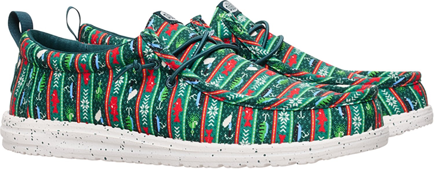 HEYDUDE Men's Fishmas Sweater Shoes - view number 3