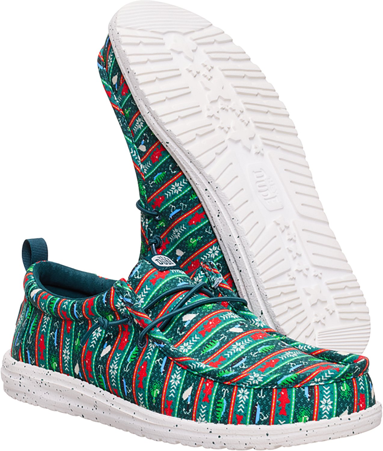 HEYDUDE Men's Fishmas Sweater Shoes - view number 4