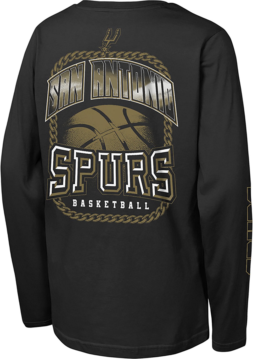 Outerstuff Youth Spurs Gold Star Long Sleeve T-shirt - view number 3