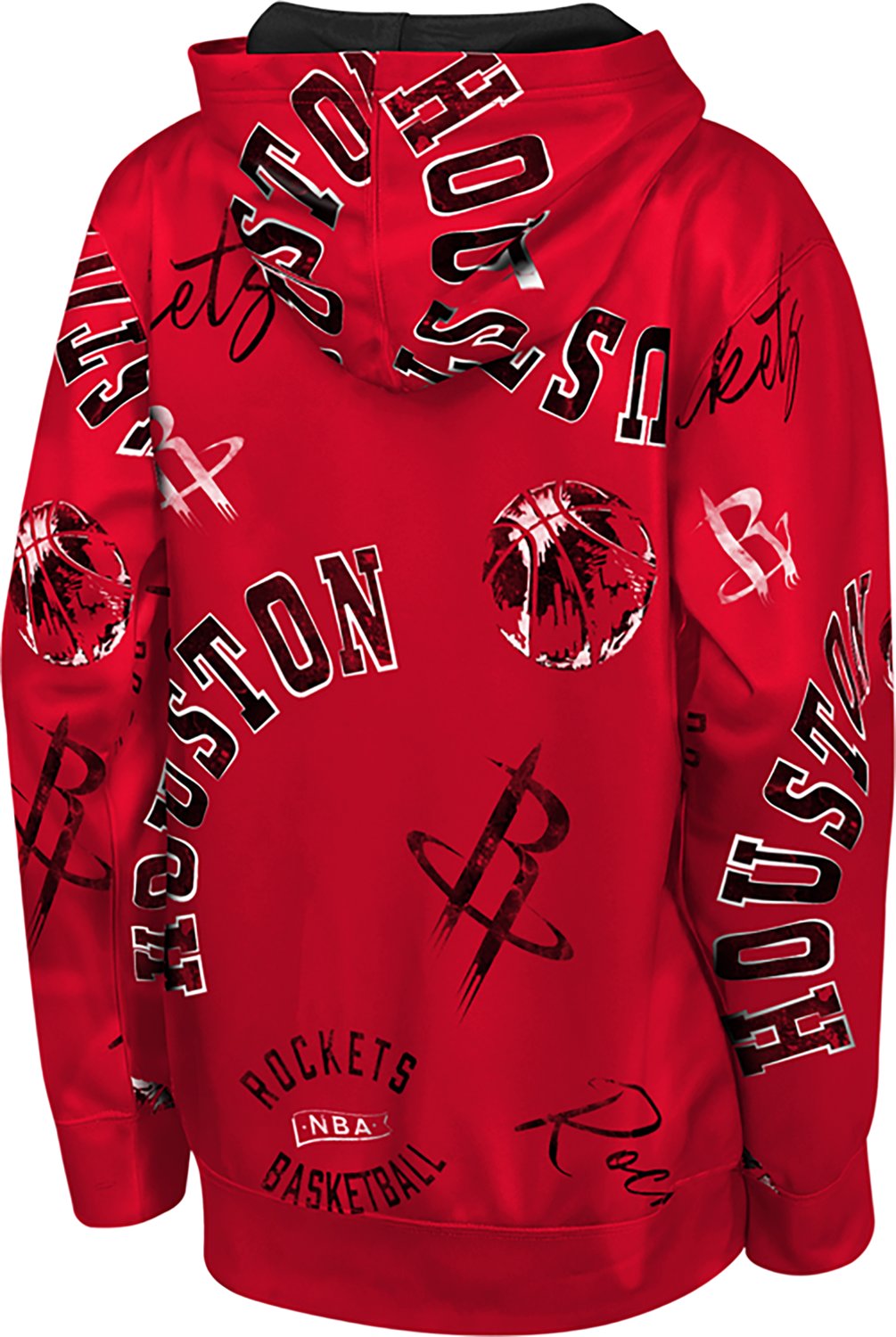 Outerstuff Youth's Houston Rockets Moving Violation Sublimated Pullover Hoodie - view number 3