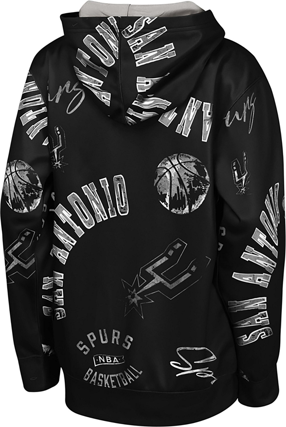 Outerstuff Youth's San Antonio Spurs Moving Violation Sublimated Pullover Hoodie - view number 3