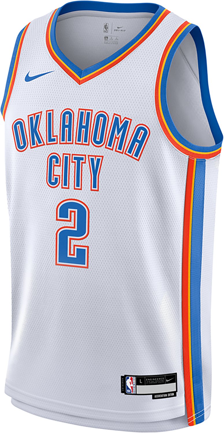 Nike Youth OKC Thunder S. Gilgeous Alexander Association Swingman N&N Jersey - view number 2