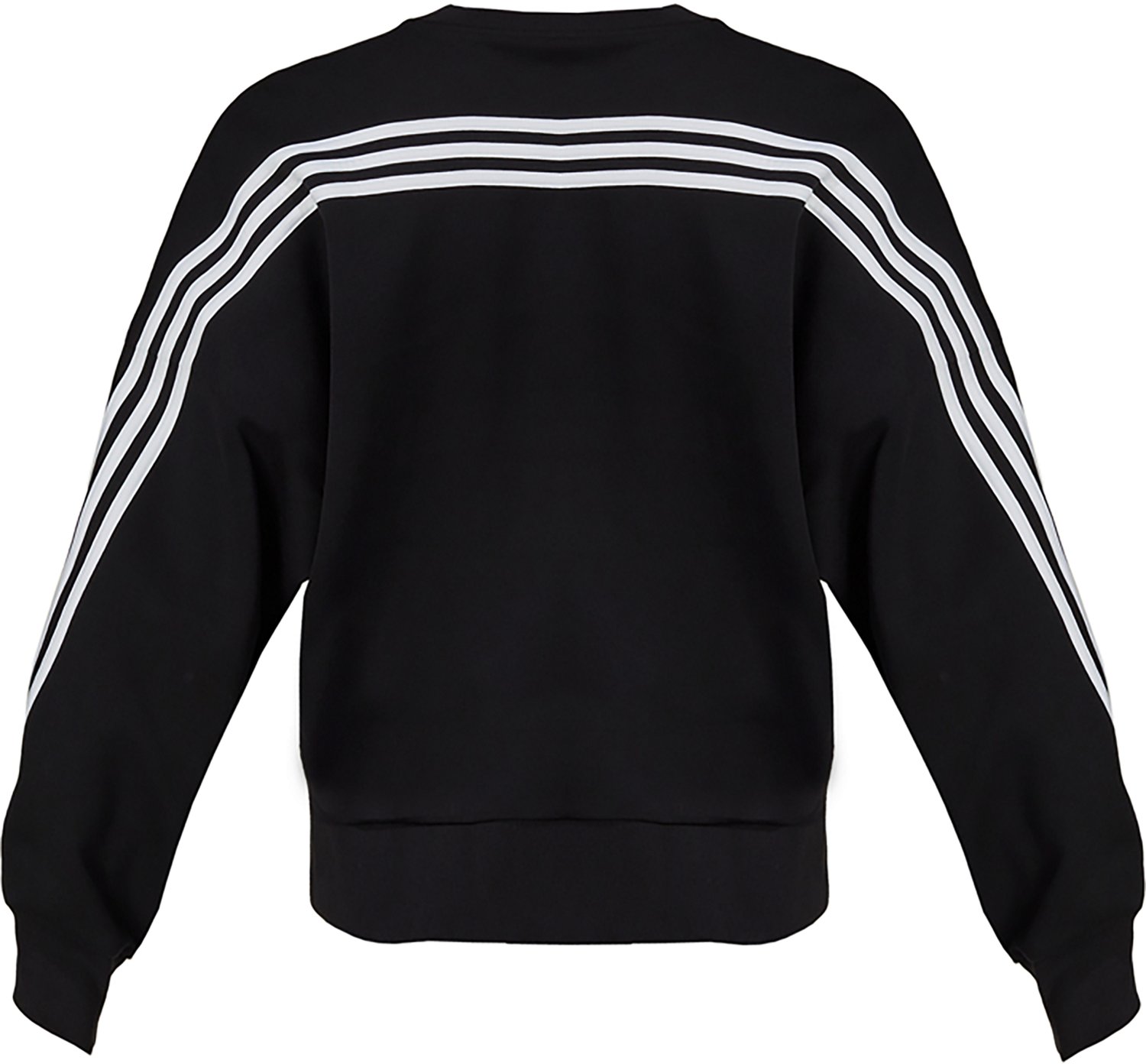 adidas Women's Texas Tech Red Raiders Masked Rider 3-stripe Long Sleeve Crew Pullover - view number 2