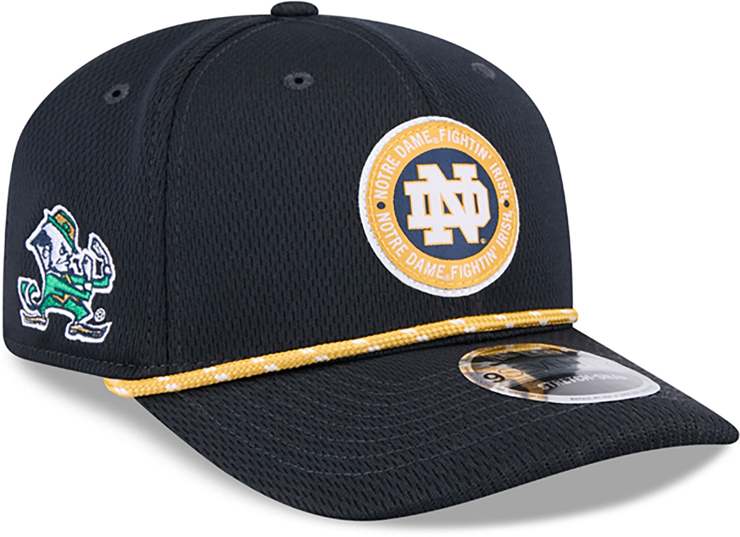 New Era Notre Dame Fighting Irish Round Patch 9Seventy Cap - view number 3