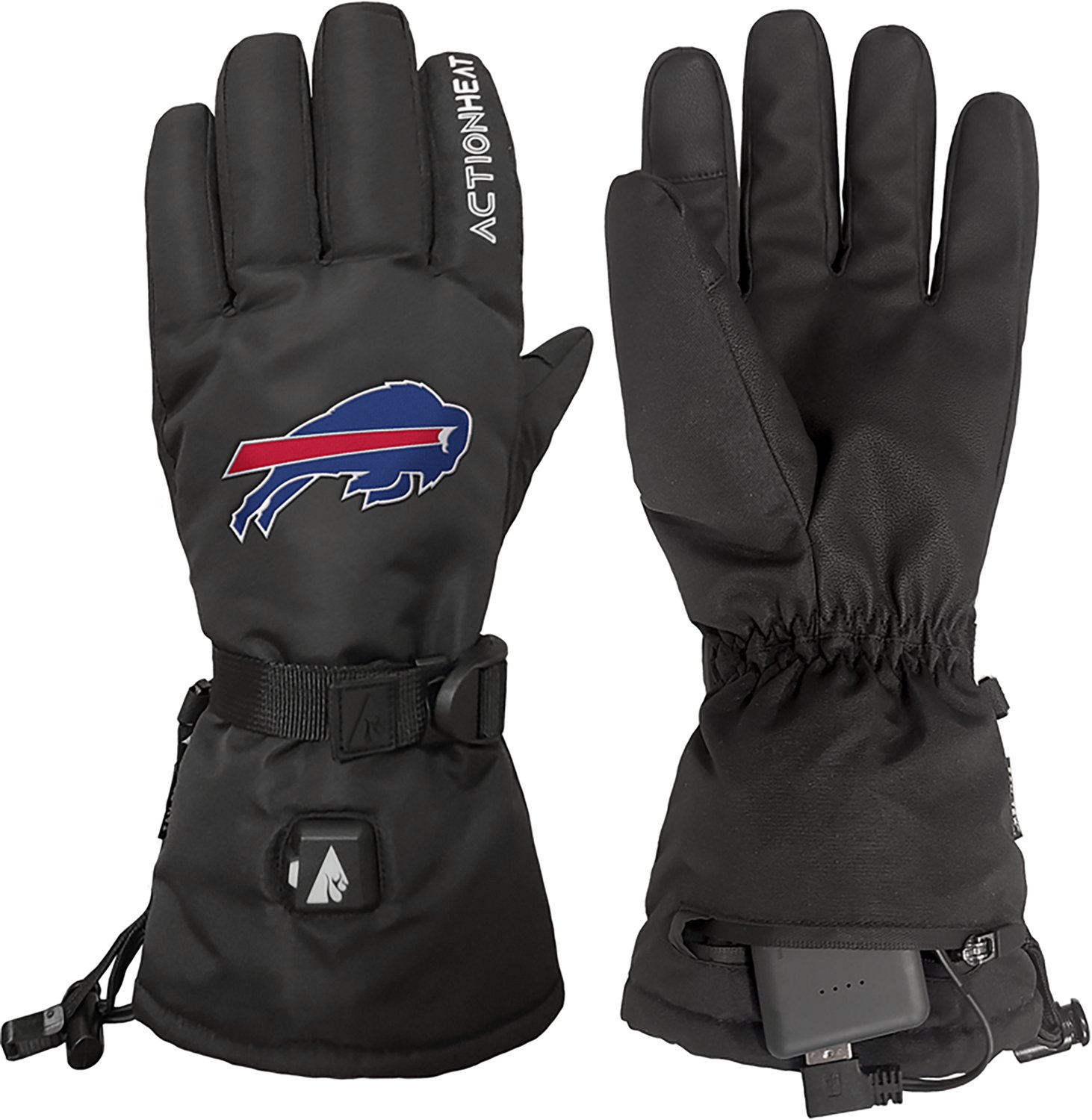 ActionHeat Adults' Buffalo Bills 5V Heated Winter Gloves - view number 2