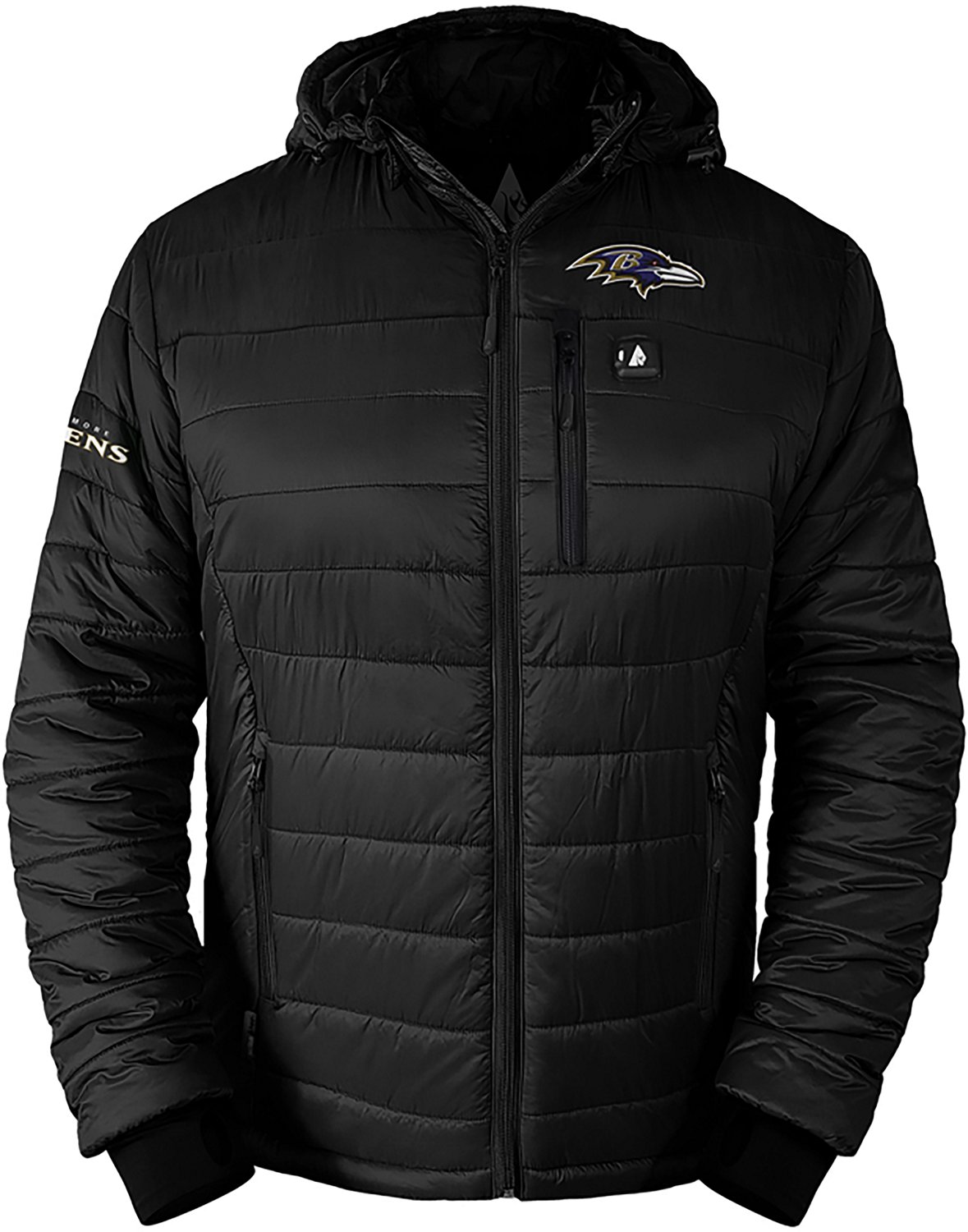 ActionHeat Men's Baltimore Ravens 5V Puffer Heated Jacket - view number 2