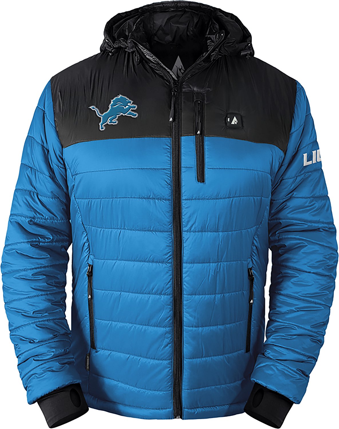 ActionHeat Men's Detroit Lions 5V Puffer Heated Jacket - view number 2