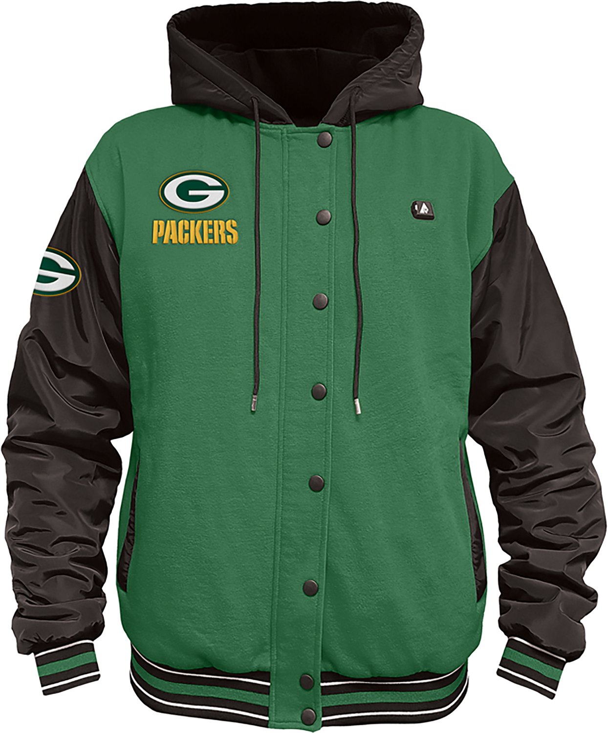 ActionHeat Men's Green Bay Packers 5V Heated Varsity Jacket - view number 2