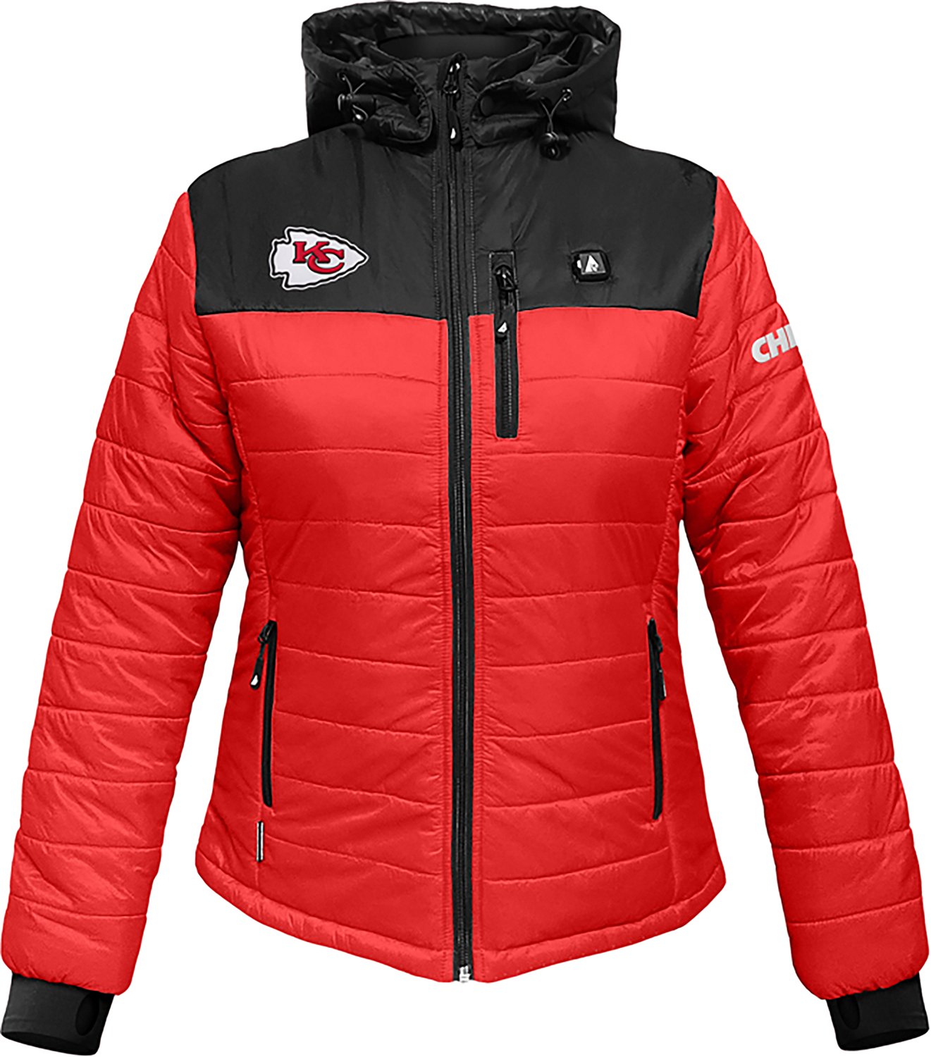 ActionHeat Women's Kansas City Chiefs 5V Puffer Heated Jacket - view number 2