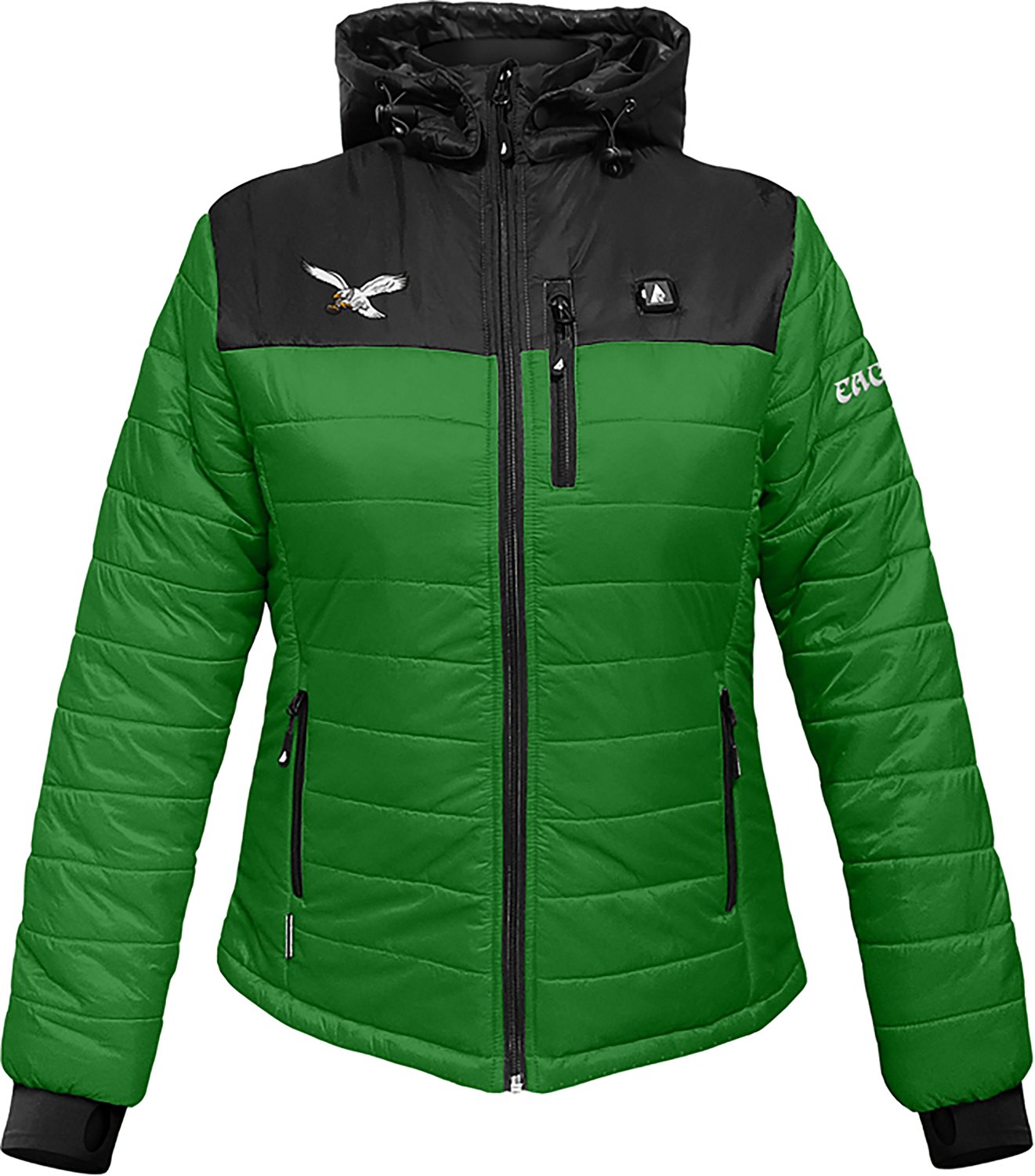 ActionHeat Women's Philadelphia Eagles 5V Puffer Heated Jacket - view number 2