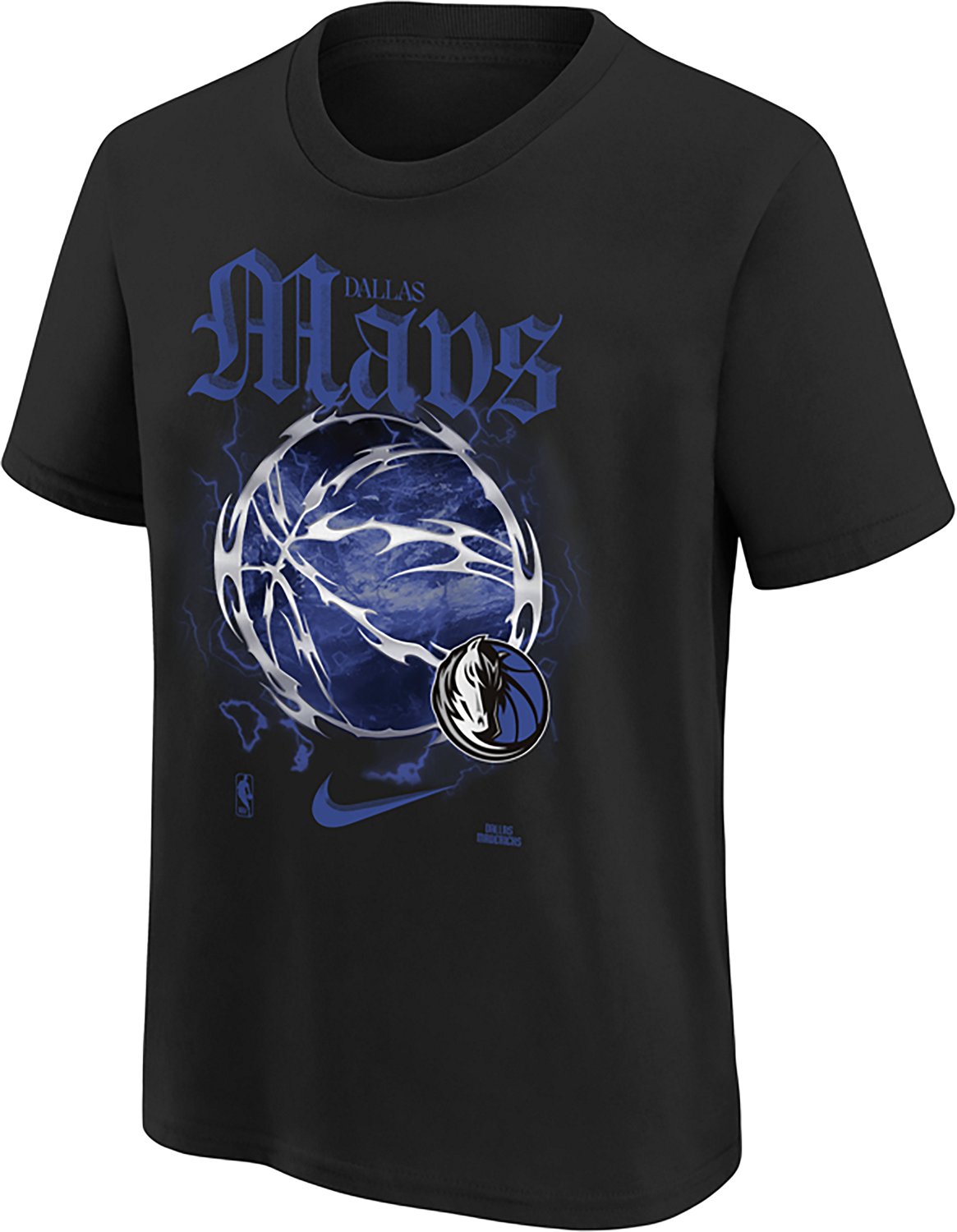 Nike Youth's Dallas Mavericks Courtside '25-'26 Edition Hal OGC Short Sleeve T-shirt - view number 2