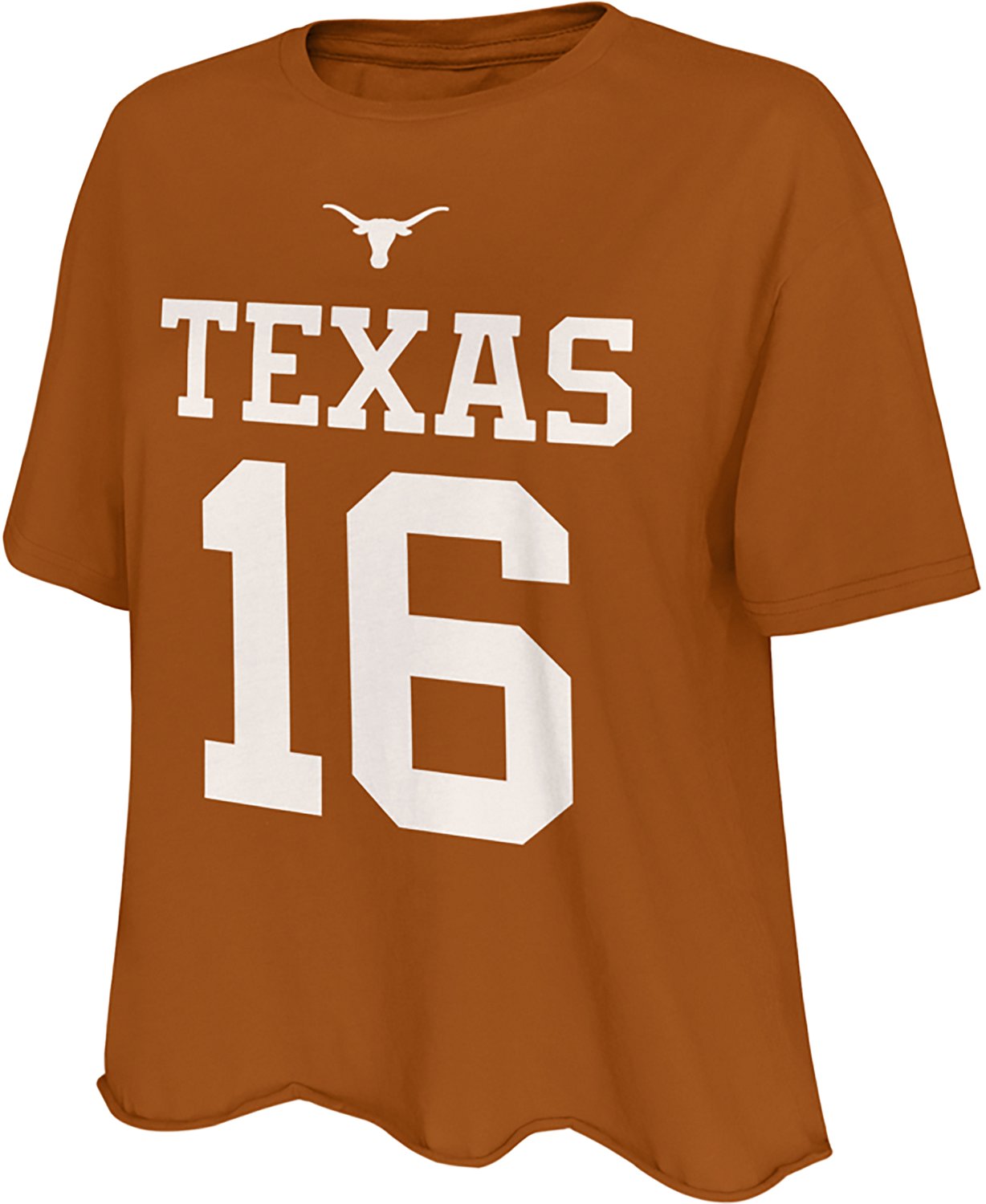 WILDCAT RETRO Women's Texas A. Manning Name & Number Crop T-shirt - view number 2