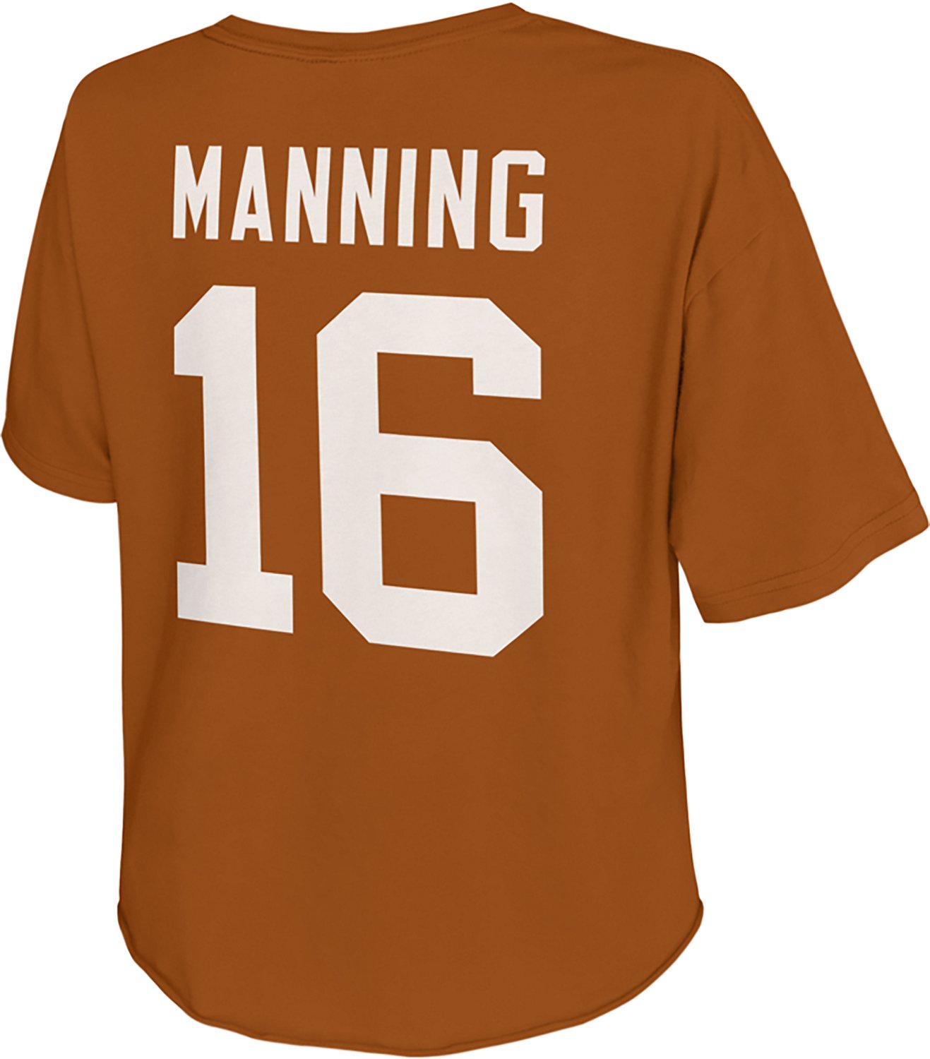 WILDCAT RETRO Women's Texas A. Manning Name & Number Crop T-shirt - view number 3