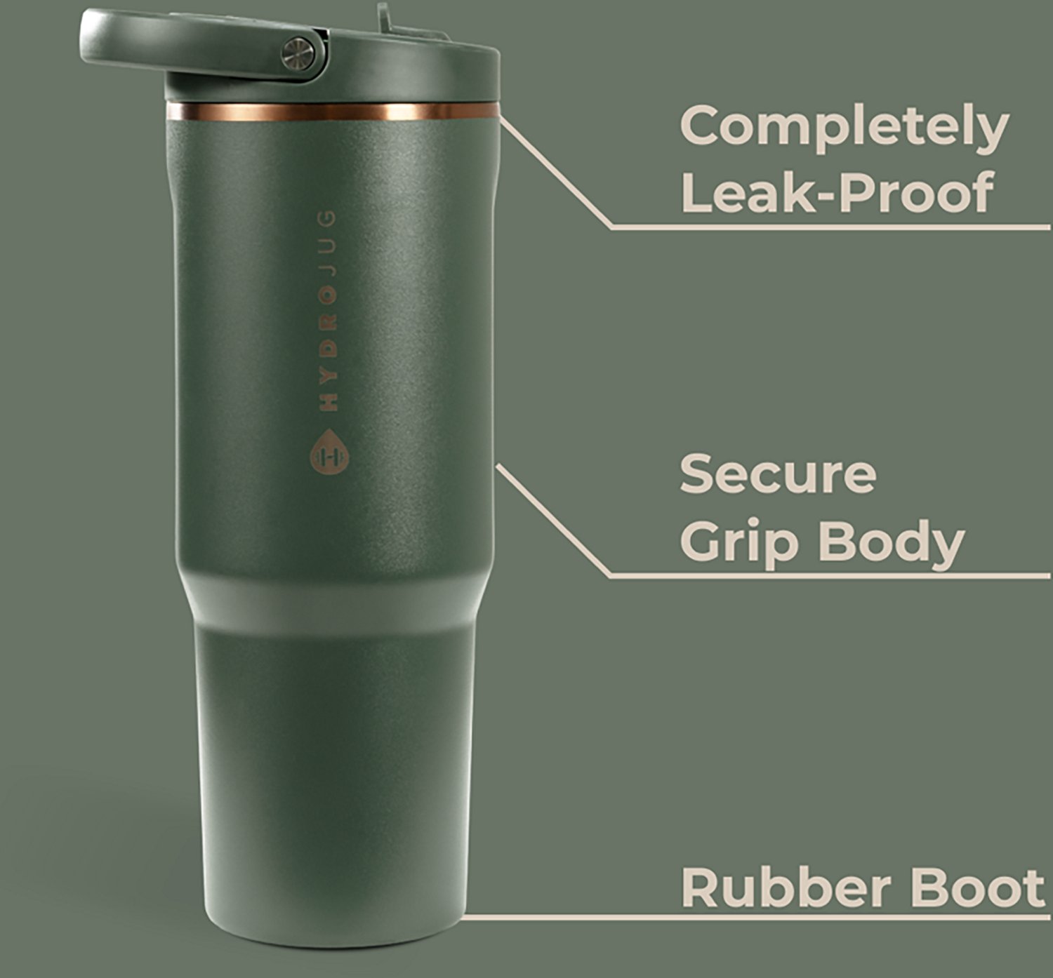 HydroJug Sport 20oz Flip Straw Water Bottle - view number 6