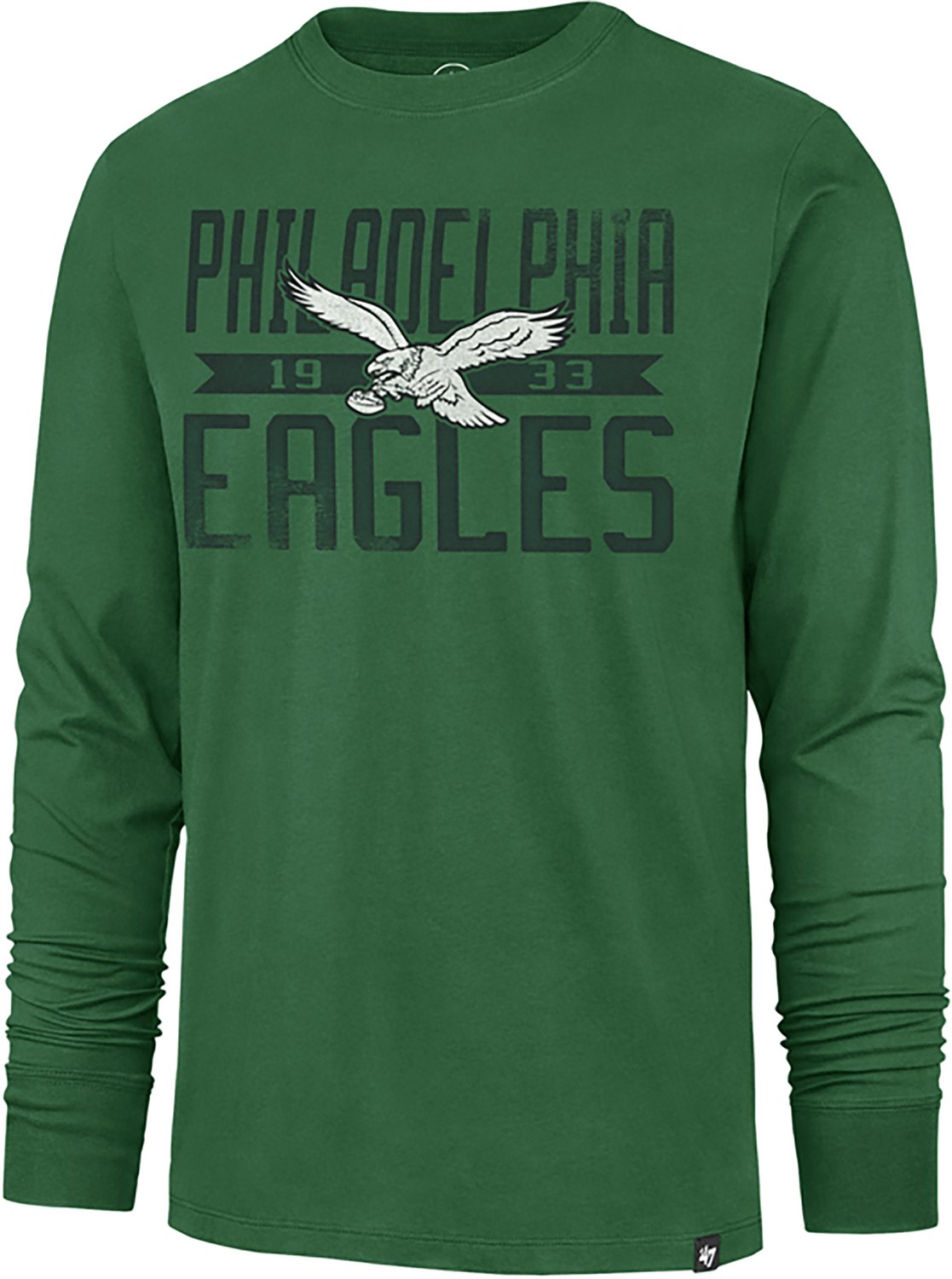 '47 Philadelphia Eagles Wide Out Franklin Long Sleeve Graphic T-shirt