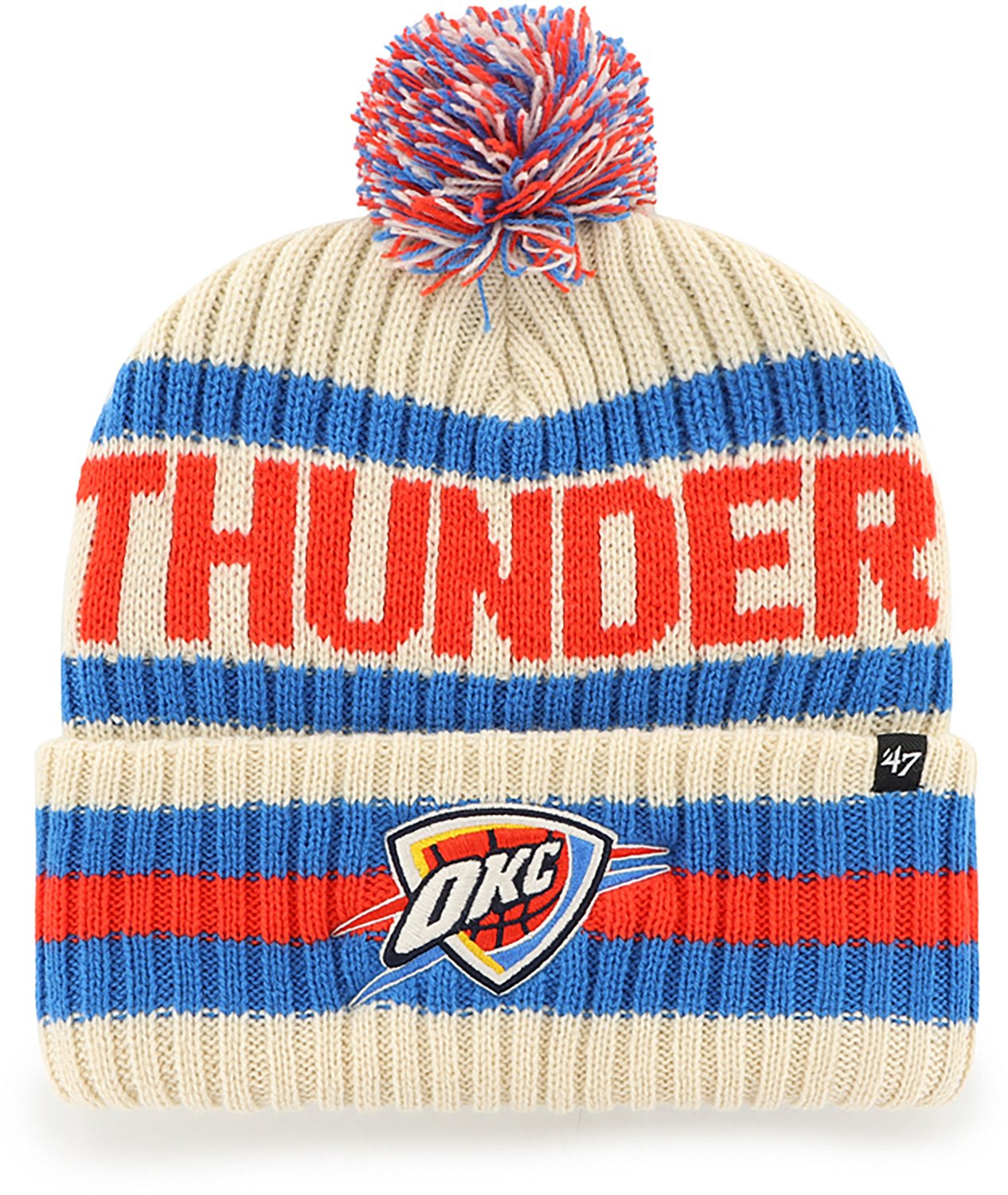 47 OKC Thunder Bering Cuff Knit Beanie