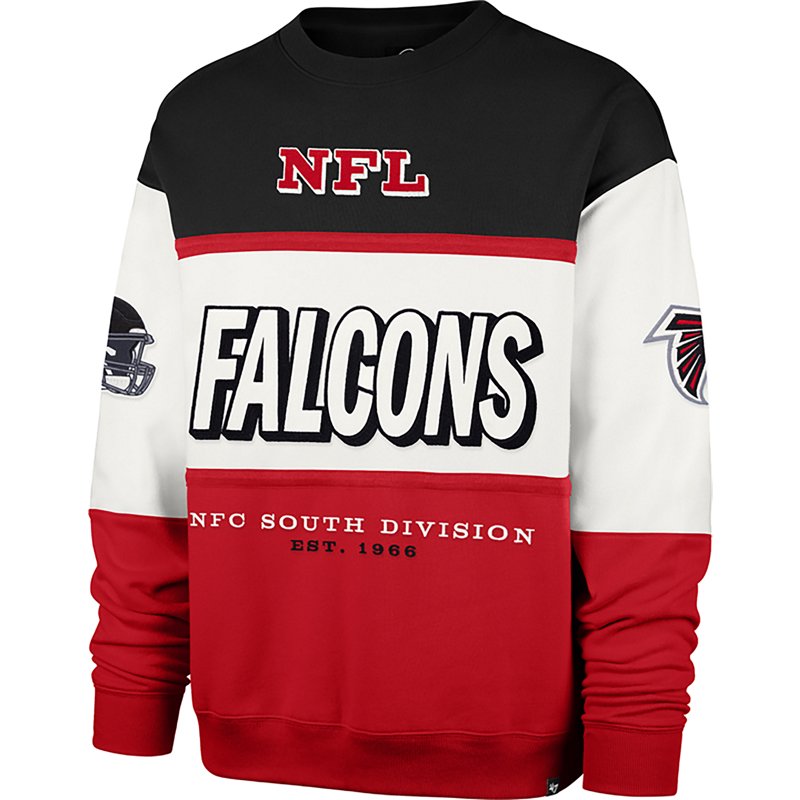 '47 Men's Atlanta Falcons Breeze By Maximalist Long Sleeve Crew Sweatshirt-image