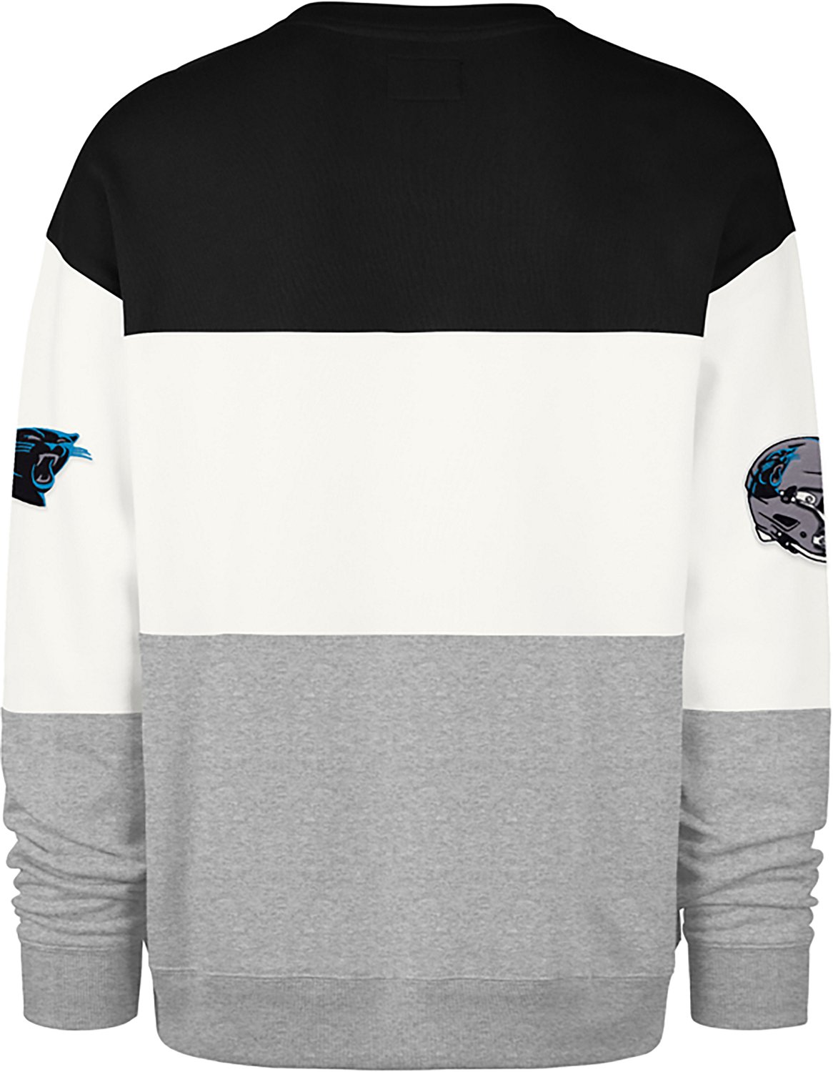 '47 Men's Carolina Panthers Breeze By Maximalist Long Sleeve Crew Sweatshirt - view number 2