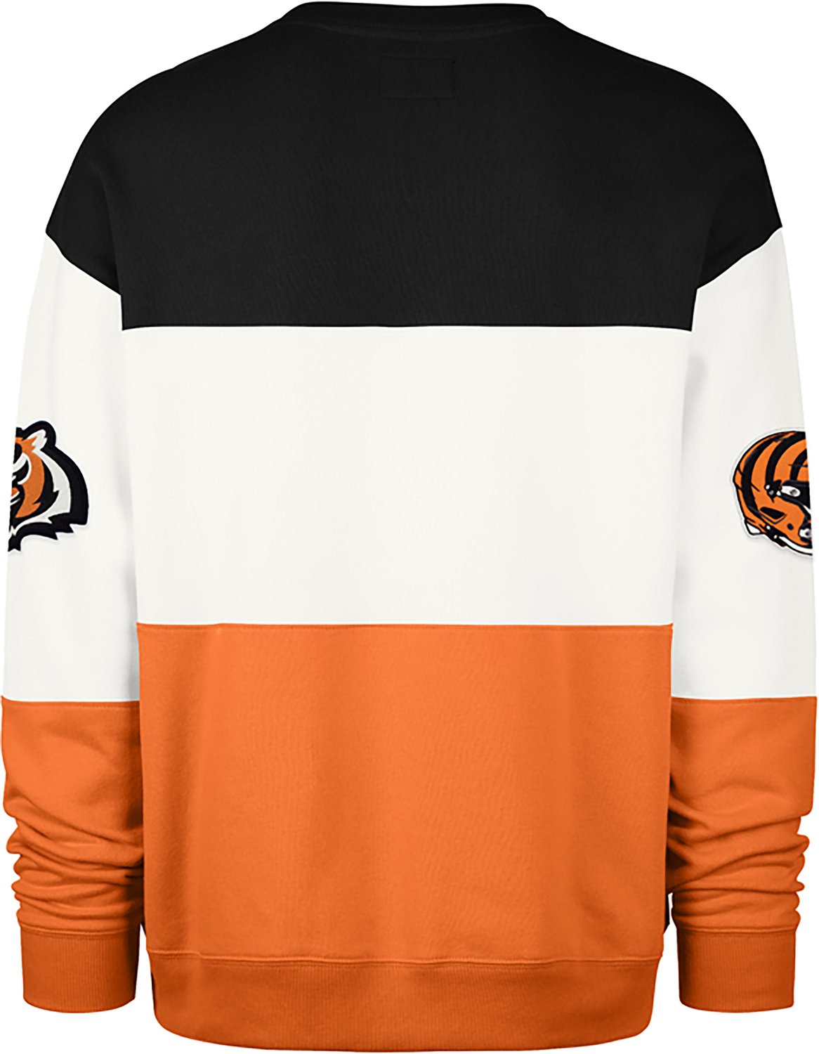 '47 Men's Cincinnati Bengals Breeze By Maximalist Long Sleeve Crew Sweatshirt - view number 2