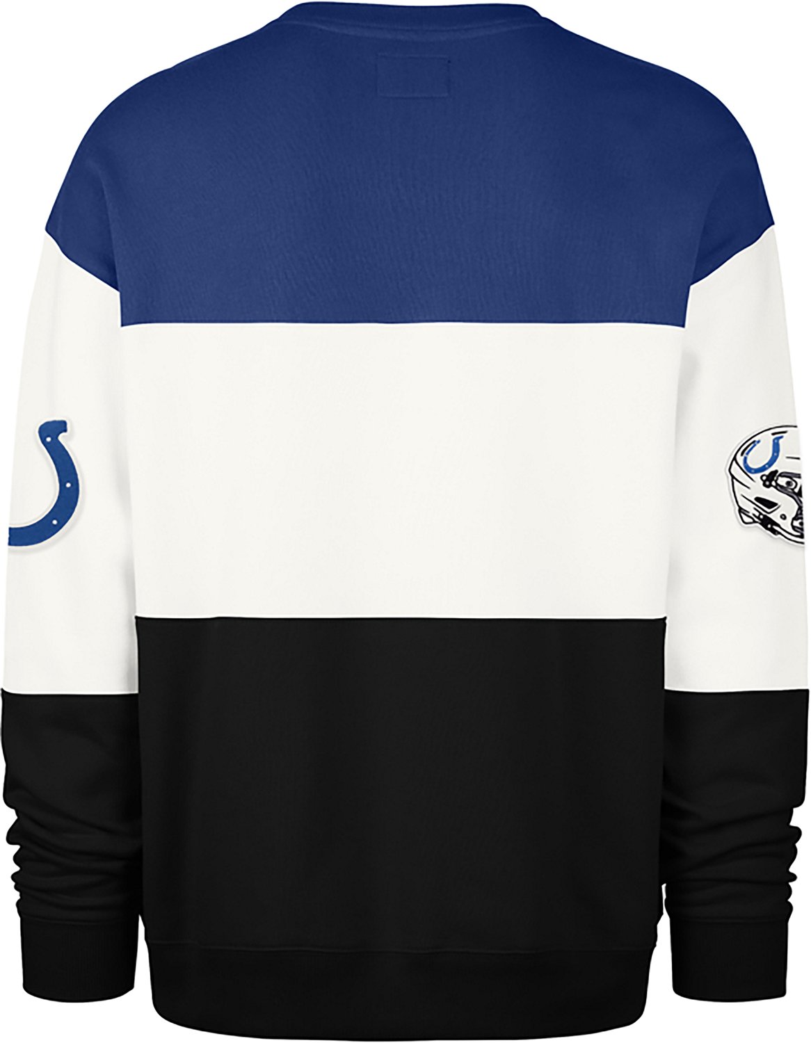'47 Men's Indianapolis Colts Breeze By Maximalist Long Sleeve Crew Sweatshirt - view number 2