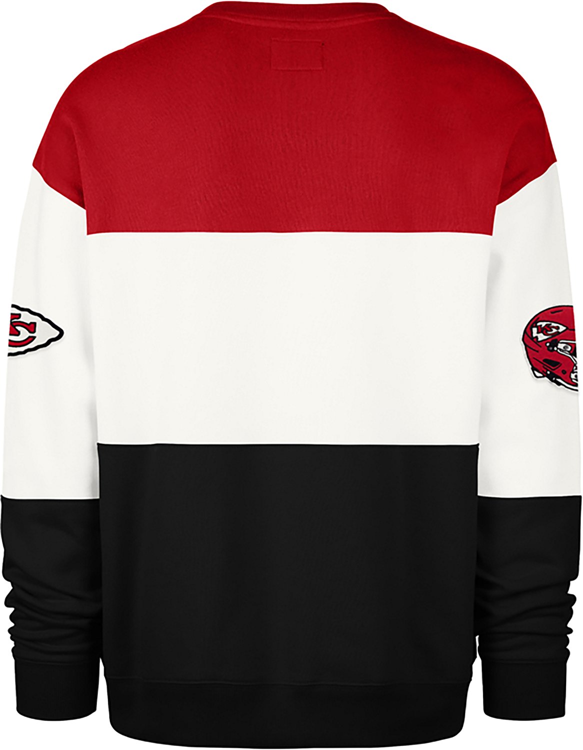 '47 Men's Kansas City Chiefs Breeze By Maximalist Long Sleeve Crew Sweatshirt - view number 2