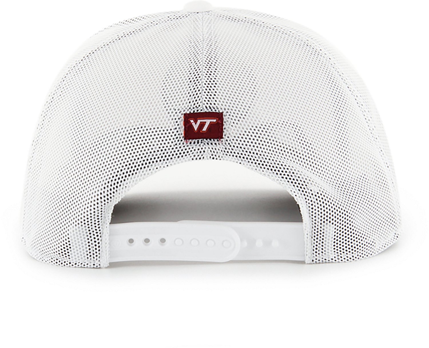 47 Brands Adults' Virginia Tech Hokies Circle Patch BRRR Fairway Trucker Cap - view number 2