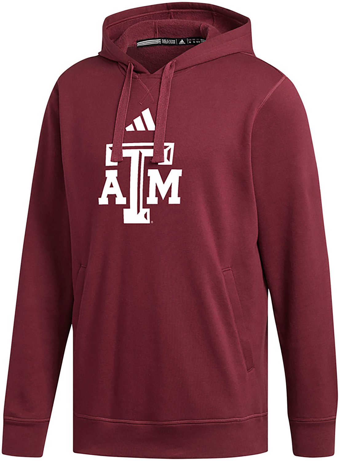 adidas Men's Texas A&M Aggies Primary Logo Fleece Hoodie