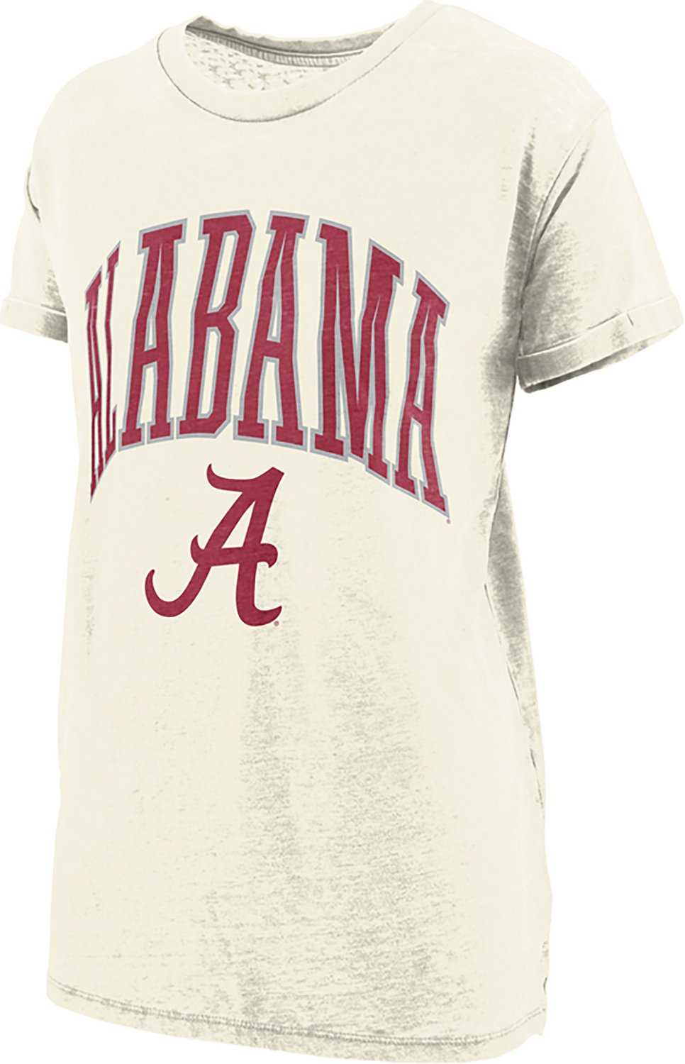 Three Square Women's University of Alabama New Zealand Vintage Boyfriend Graphic T-shirt