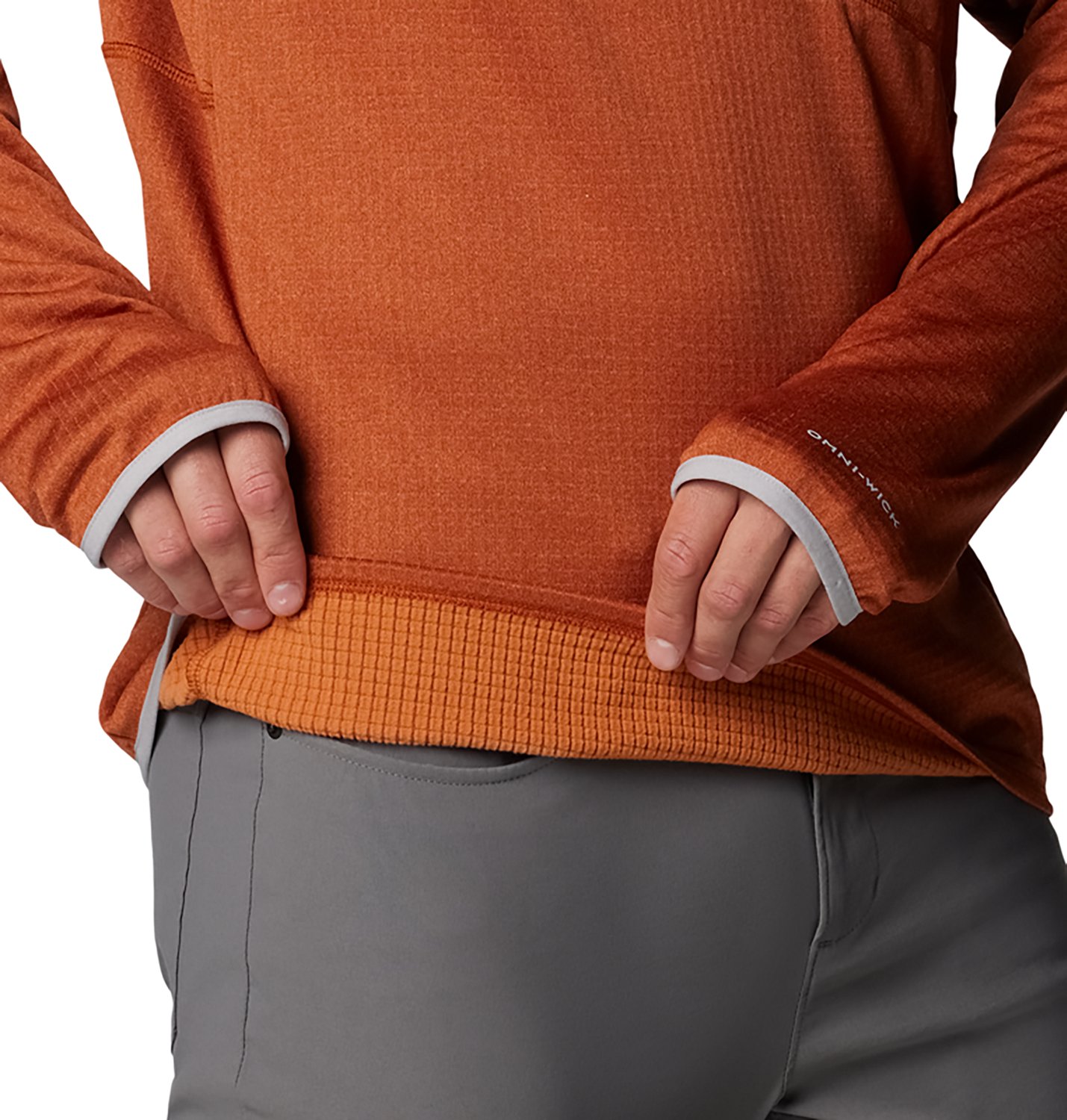 Columbia Men's Texas Longhorns Park View Fleece 1/2 Zip - view number 6