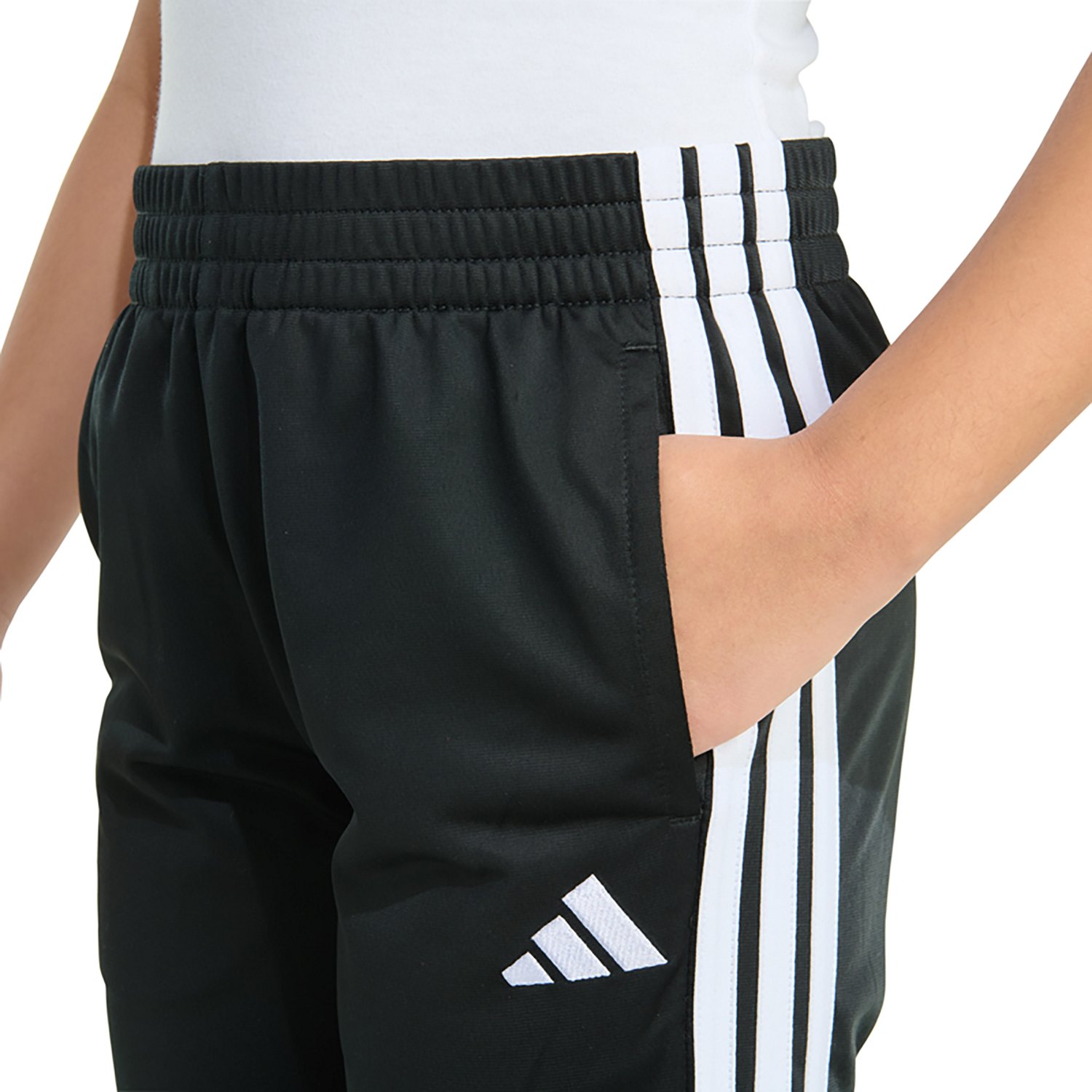 adidas Girls' Essential 3S Tricot Jogger Pants - view number 4