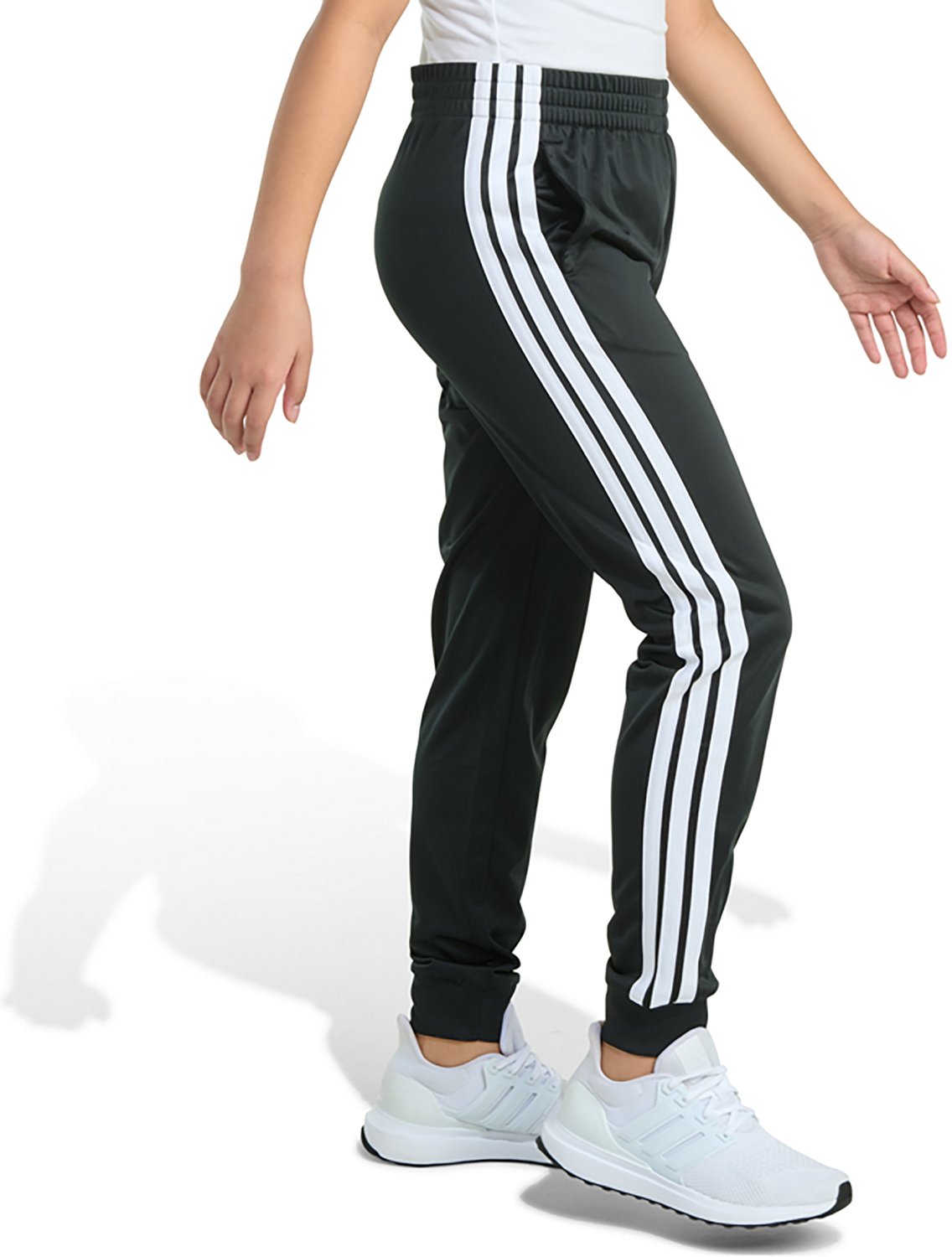 adidas Girls' Essential 3S Tricot Jogger Pants - view number 6