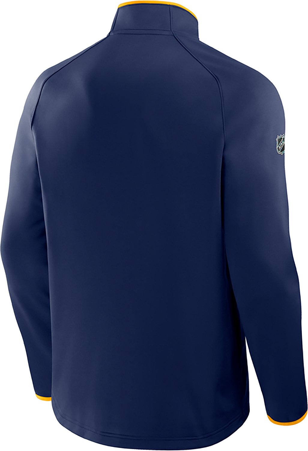 Fanatics Men's Predators Authentic Pro Rink Fleece Long Sleeve 1/4 Zip - view number 3