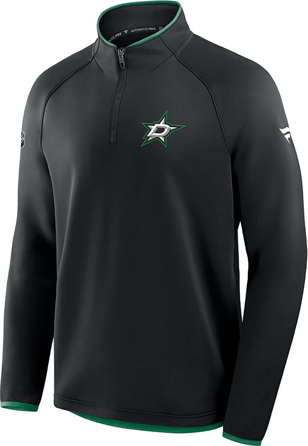 Fanatics Men's Stars Authentic Pro Rink Fleece Long Sleeve 1/4 Zip - view number 2
