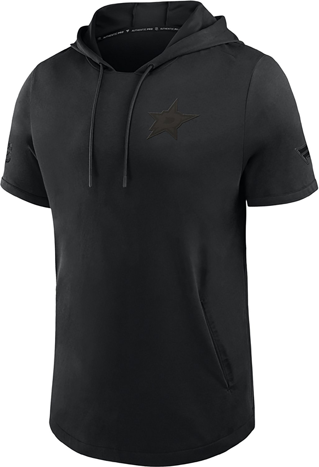 Fanatics Men's Stars Authentic Pro Road Lightweight Short Sleeve Pullover Hoodie - view number 2
