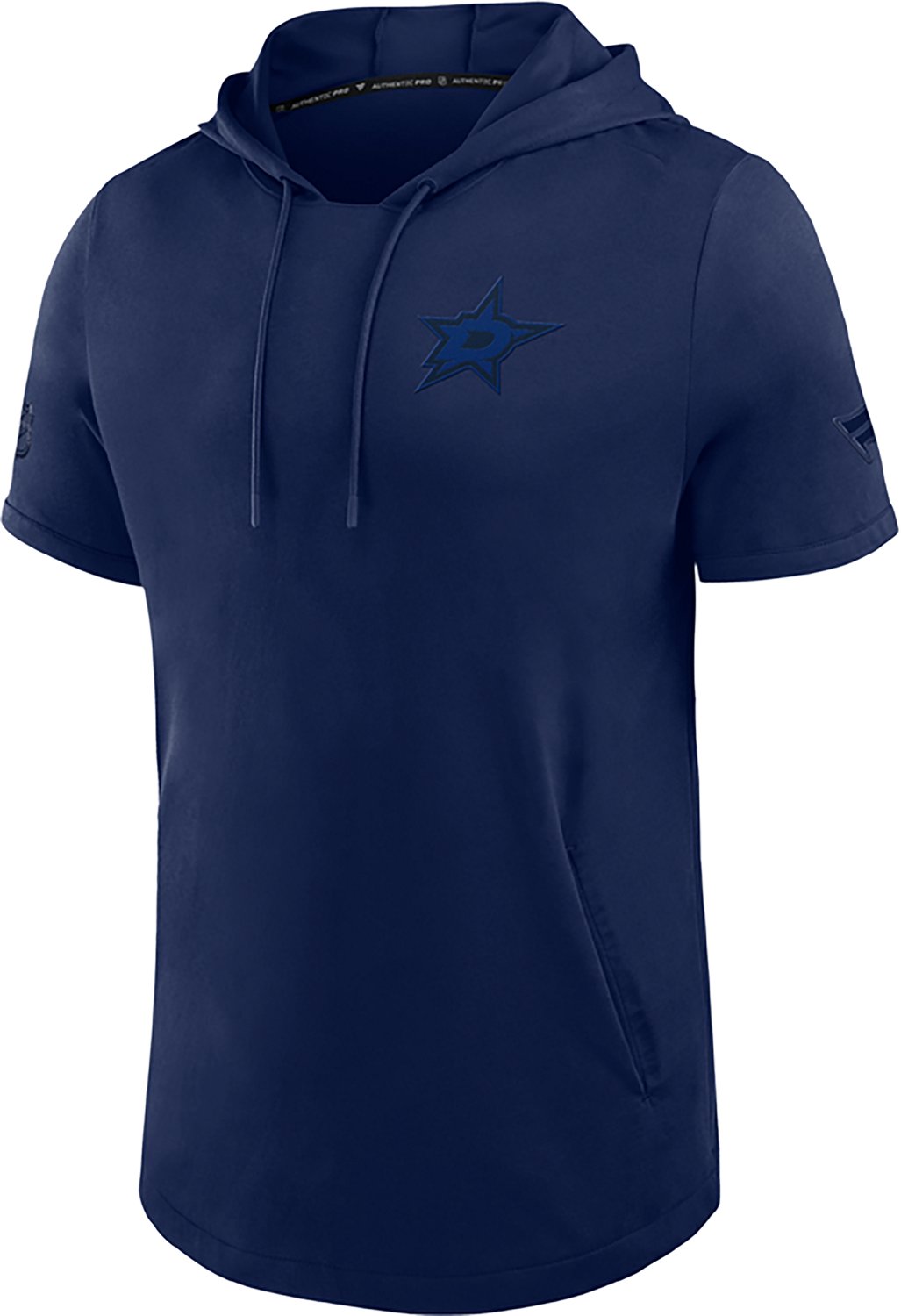 Fanatics Men's Stars Authentic Pro Road Lightweight Short Sleeve Pullover Hoodie - view number 2