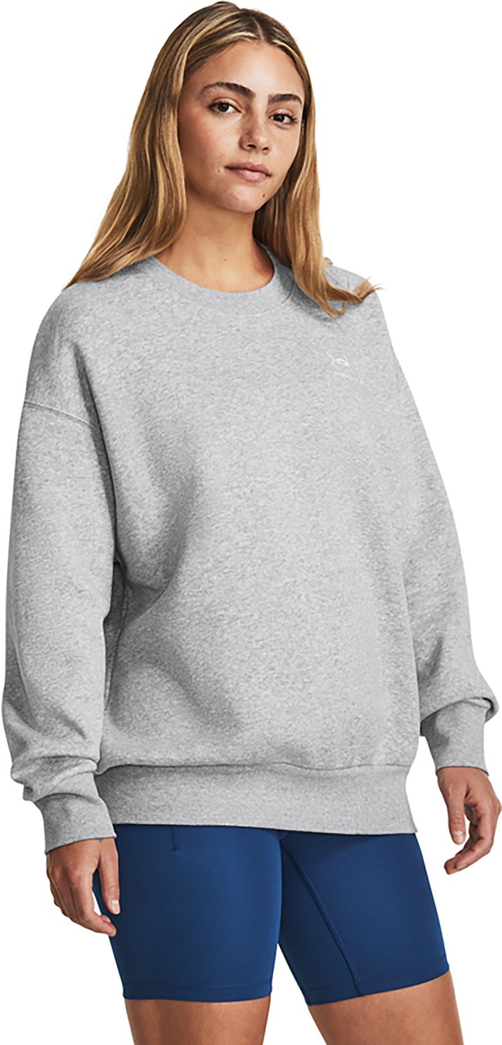 Under Armour Women's Icon Fleece Oversize Crew Sweatshirt