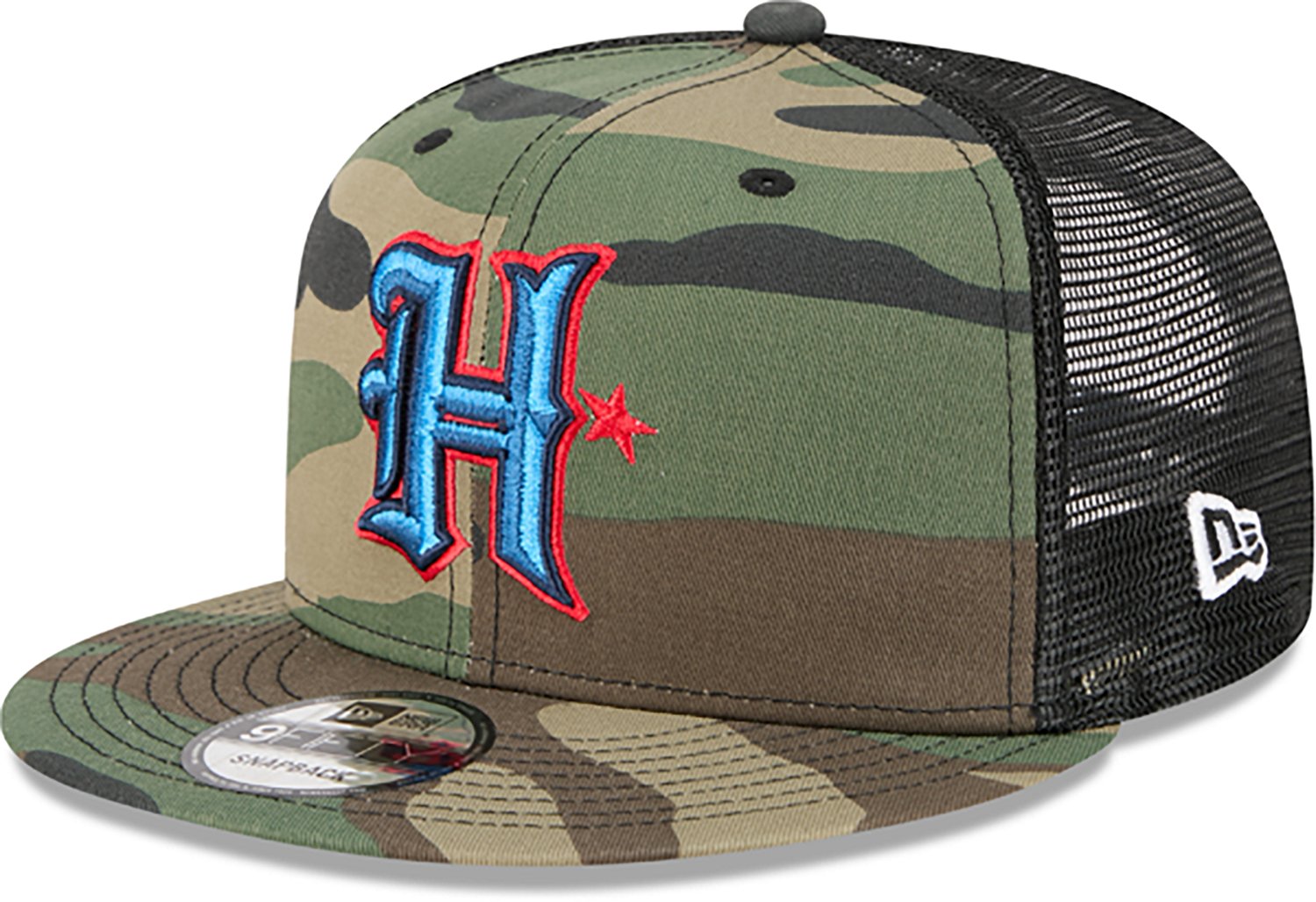 New Era Men's Houston Texans EG OTC Camo Trucker 9FIFTY Cap  - view number 1