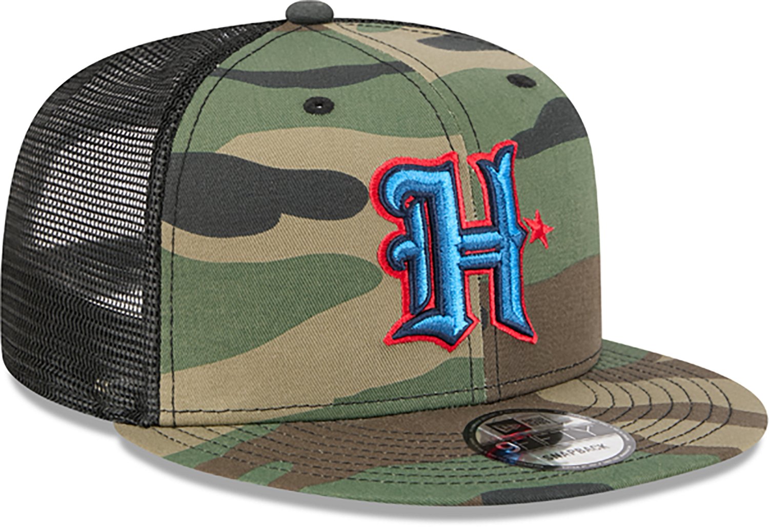 New Era Men's Houston Texans EG OTC Camo Trucker 9FIFTY Cap  - view number 2